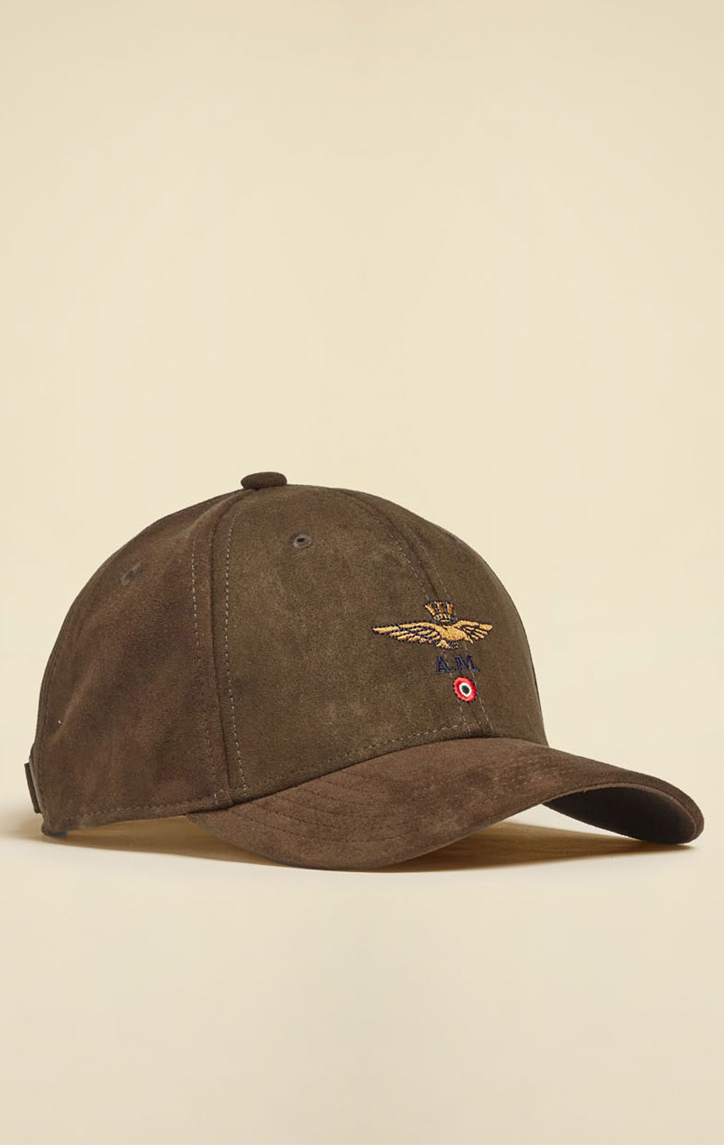 Бейсболка AERONAUTICA MILITARE FW 25/26/CN dark brown (HA 1229) 