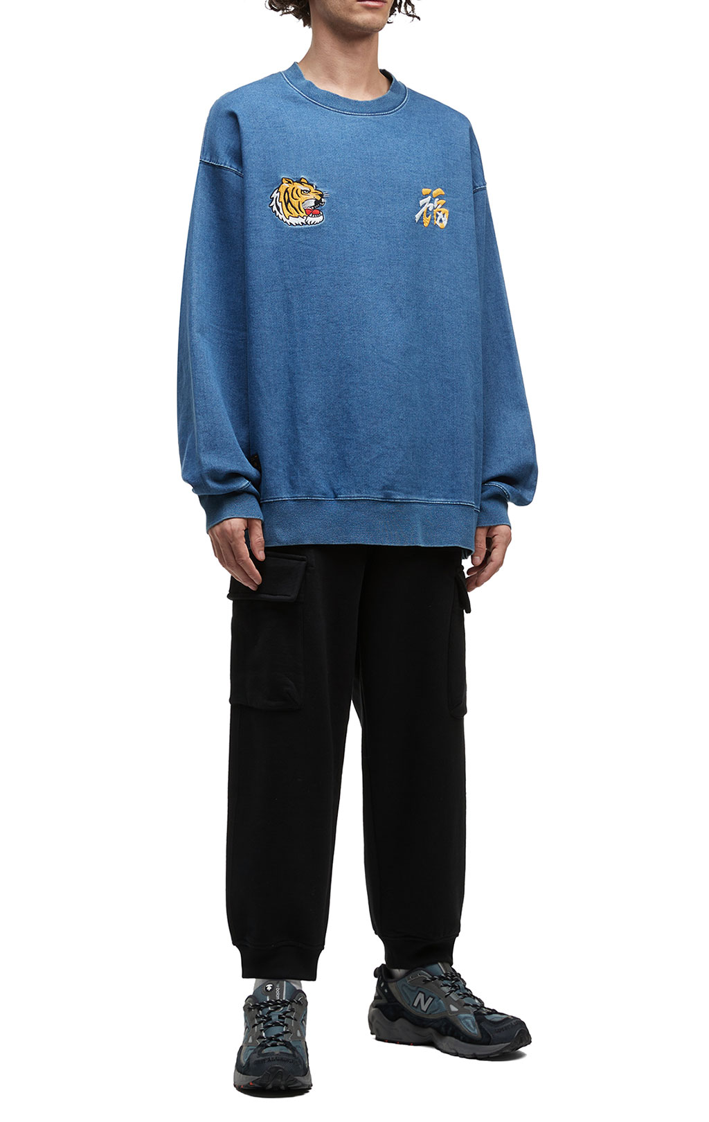 Брюки спортивные джоггеры ALPHA INDUSTRIES UNFRM CARGO SWEATPANTS FW 25/26 black M001151 