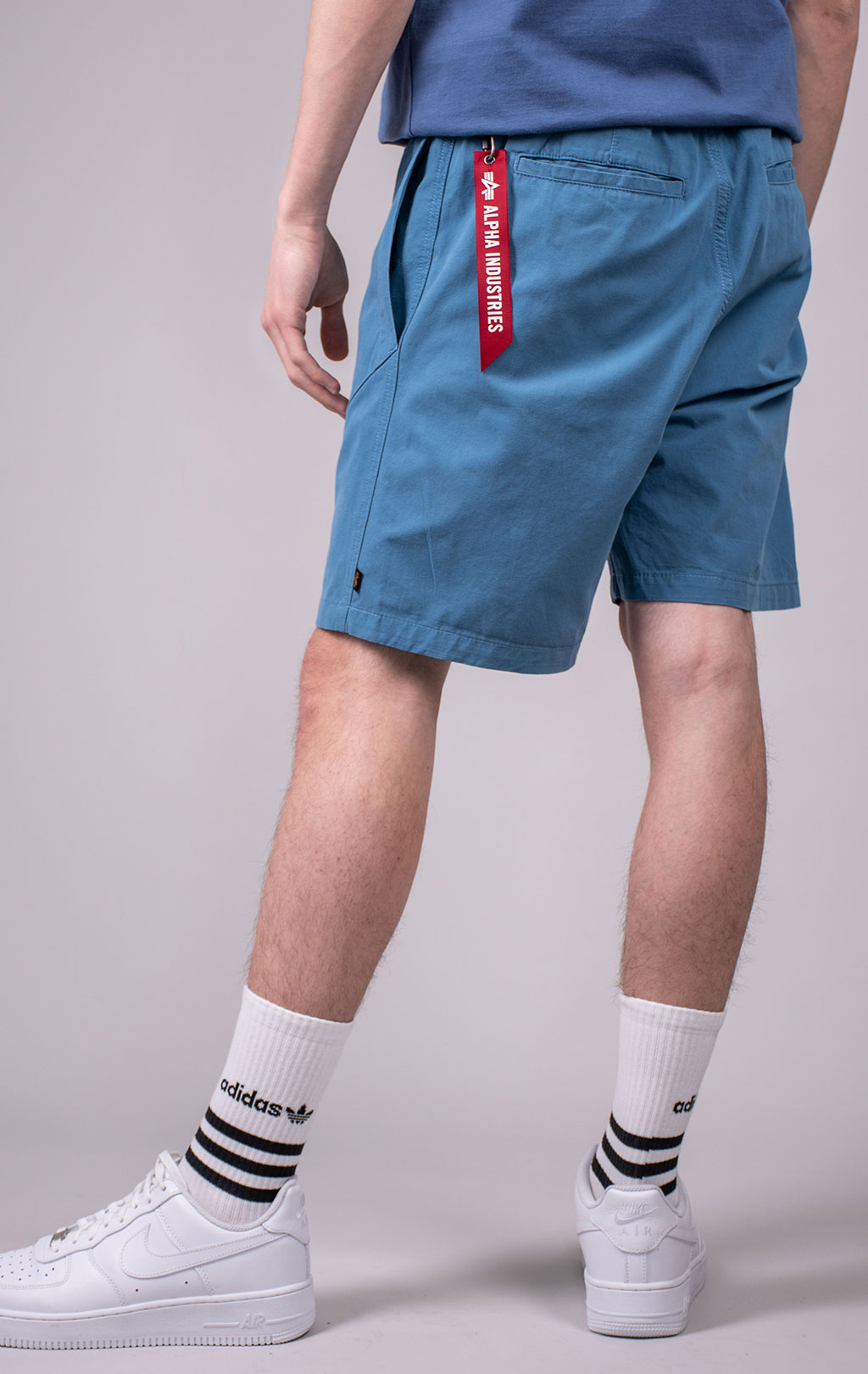 Шорты ALPHA INDUSTRIES DECK SHORT SS 24 m copen blue 