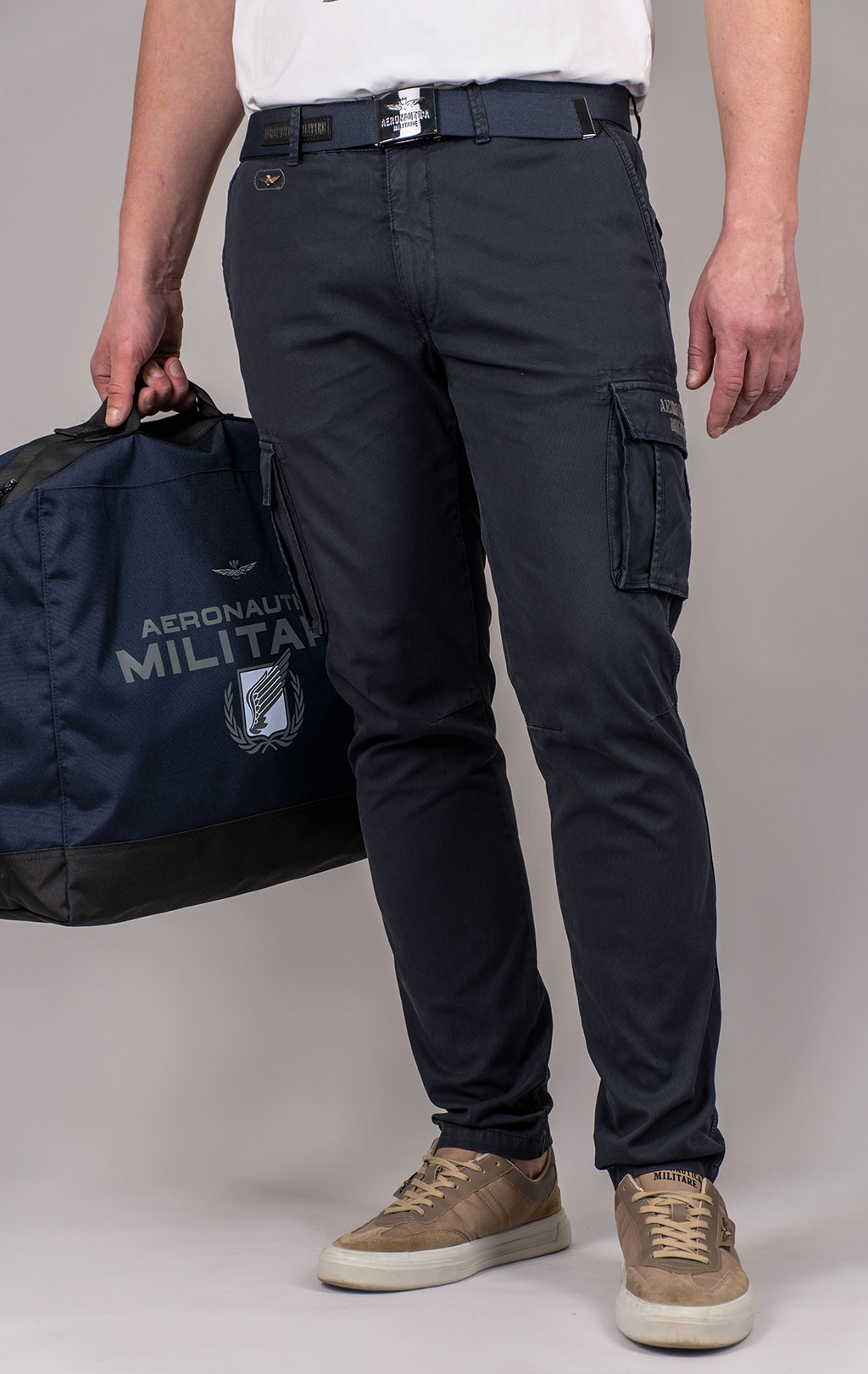 Брюки-карго AERONAUTICA MILITARE SS 25 m/AL blue navy (PA 1329) 