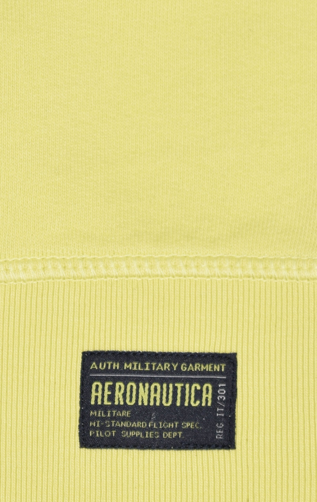 Свитшот AERONAUTICA MILITARE SS 22/IN sunny lime (FE 1658) 