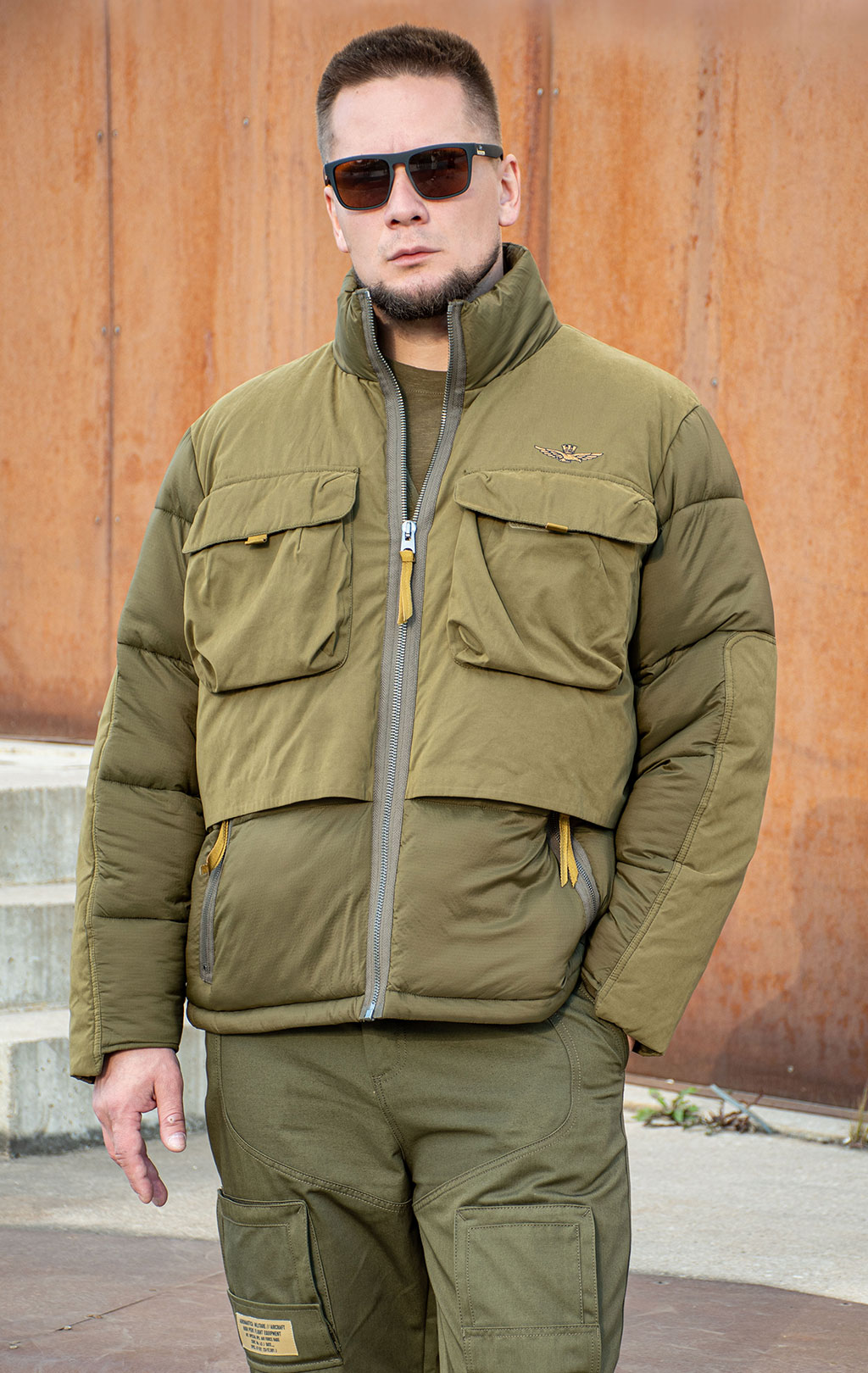 Куртка AERONAUTICA MILITARE FW 25/26/CN dark olive (AB 3016) 