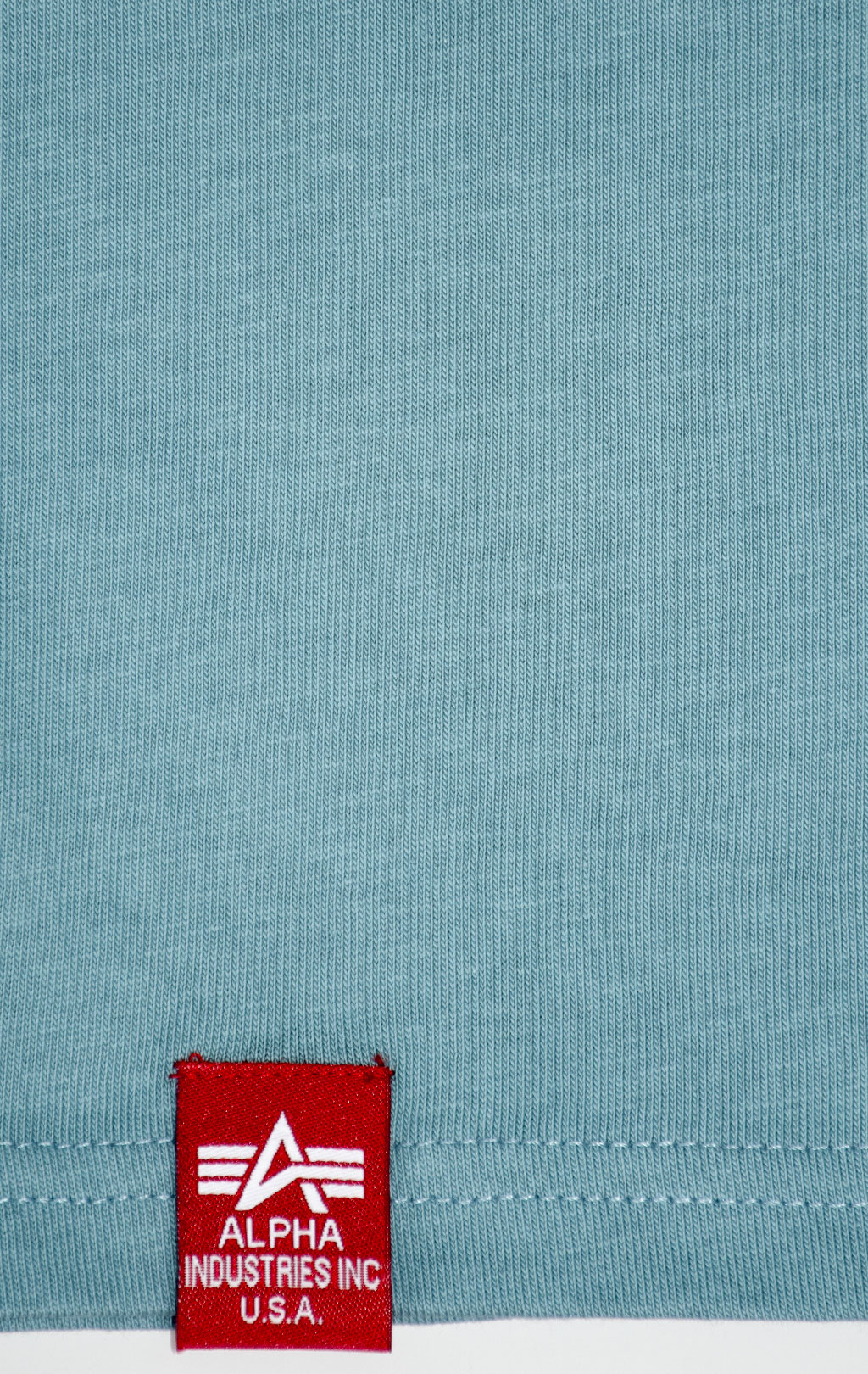 Футболка ALPHA INDUSTRIES EMB T greyblue 