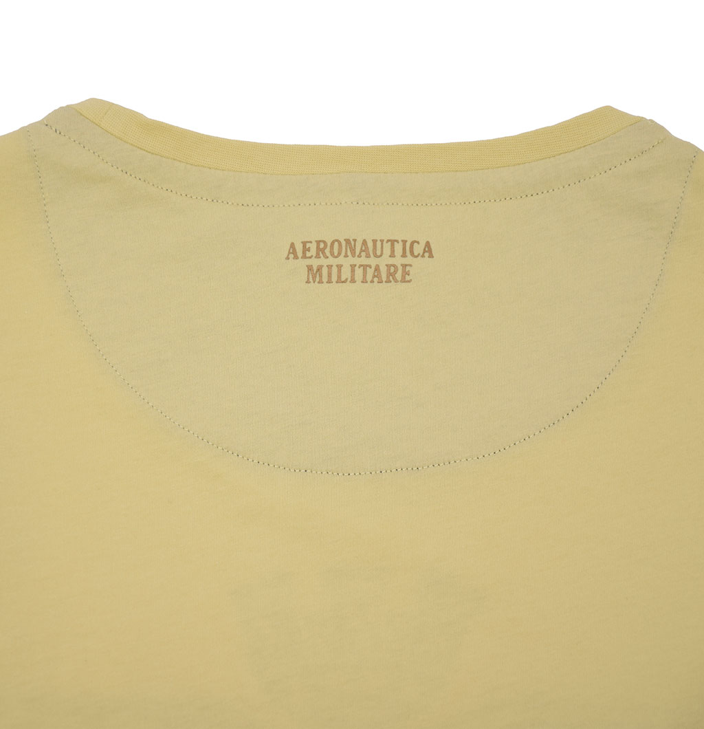 Женская футболка AERONAUTICA MILITARE SS19 lime chiaro (TS 1586) 