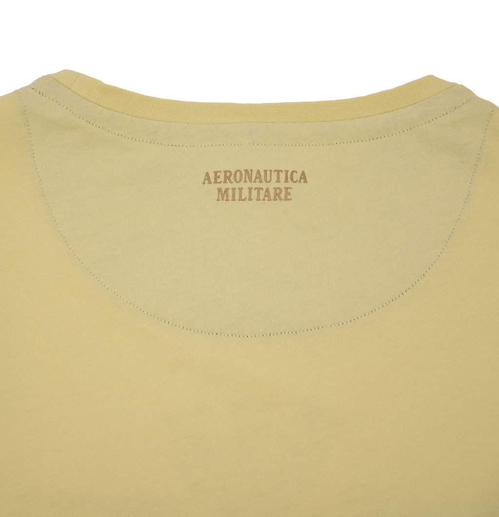 Женская футболка AERONAUTICA MILITARE SS19 lime chiaro (TS 1586) 