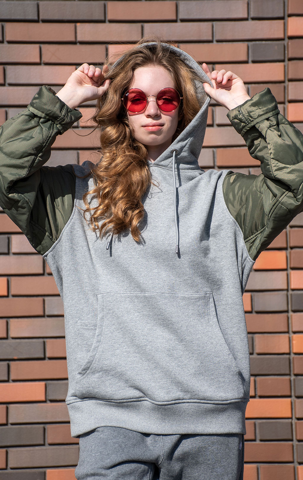 Толстовка ALPHA INDUSTRIES ALS/92 LINER HOODIE FW 24/25 medium charcoal heather 