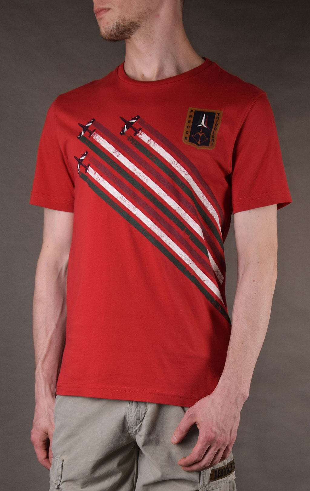 Футболка AERONAUTICA MILITARE SS19 rosso sport (TS 1627) 