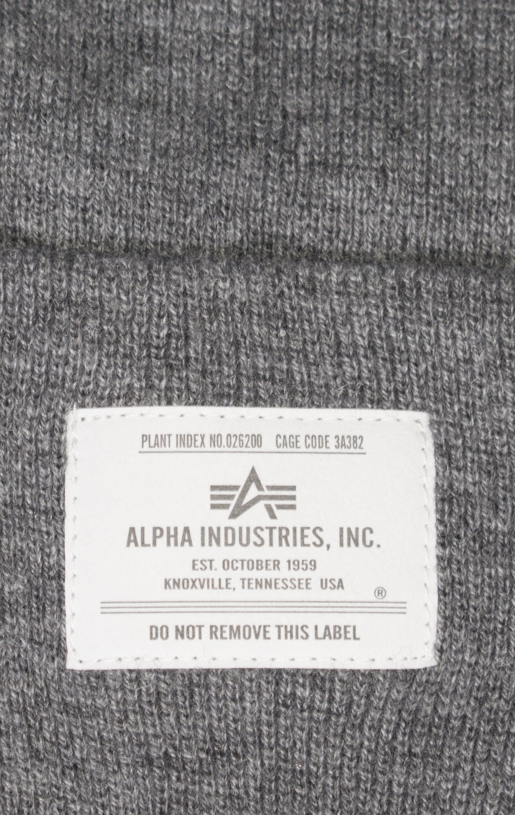 Шапка ALPHA INDUSTRIES ESSENTIAL BEANIE FW 23/24 medium charcoal heather 