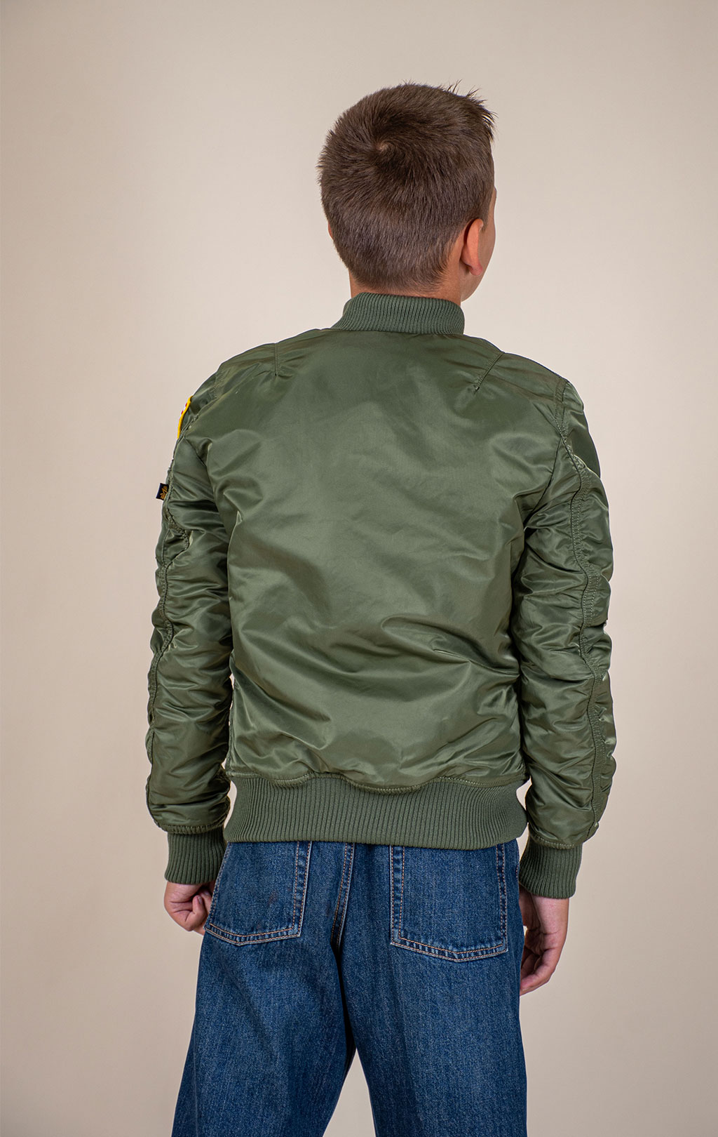 Женская куртка-бомбер лётная ALPHA INDUSTRIES MA-1 VF NASA sage green 