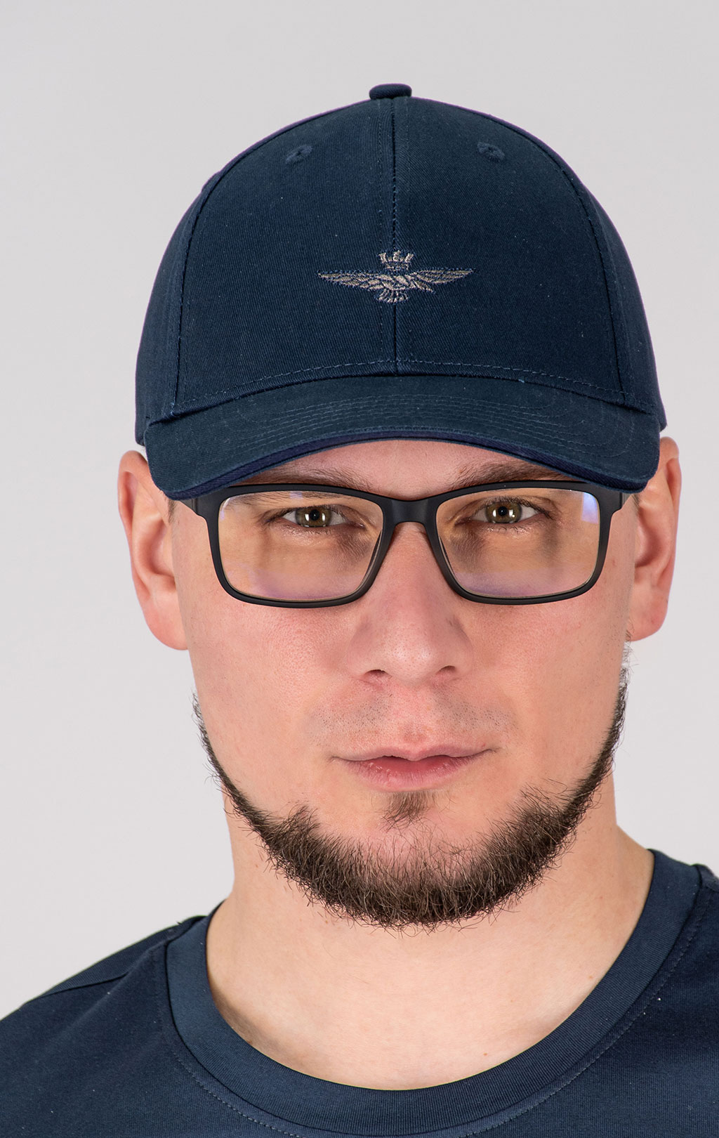 Бейсболка AERONAUTICA MILITARE SS 25 m/CN blue navy (HA 1212) 
