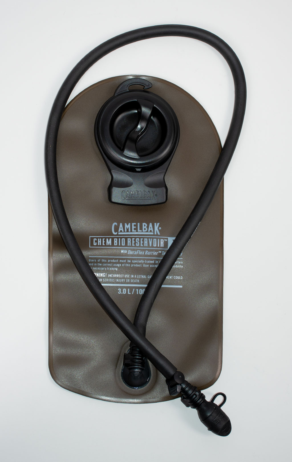 Питьевая система армейская CamelBak на молнии, горловина под клапаном, 3L black 