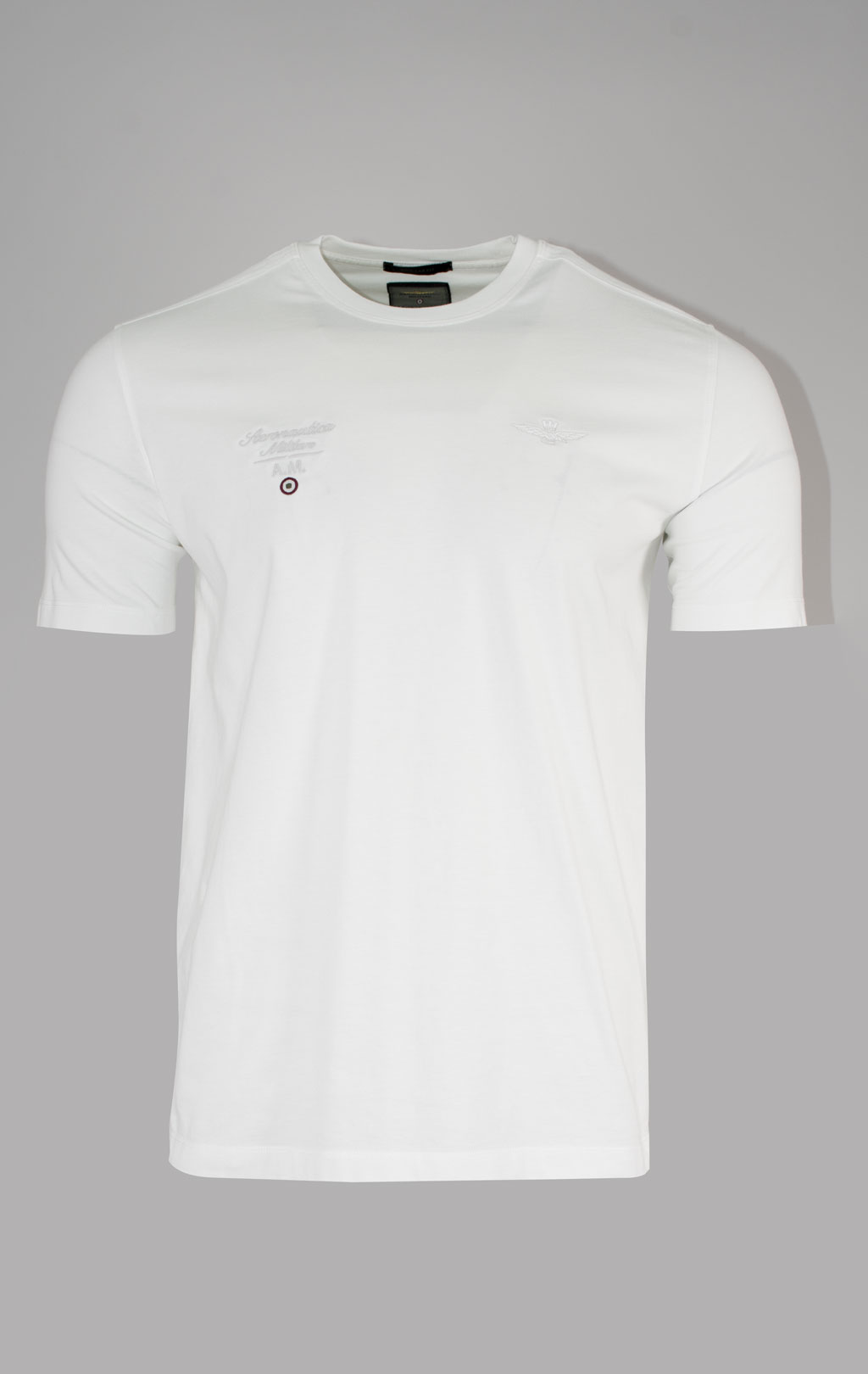 Футболка AERONAUTICA MILITARE SS 25 m/TR milk white (TS 2392) 