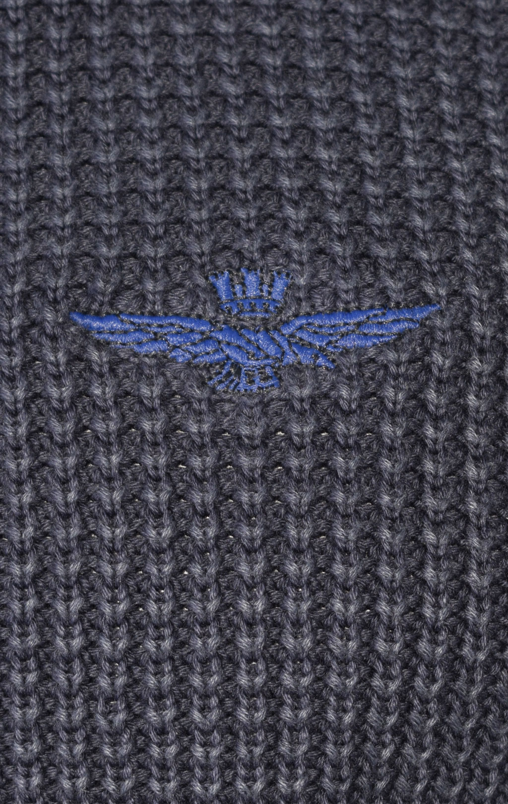 Свитер на молнии AERONAUTICA MILITARE FW 23/24/IN dark blue (MA 1458) 