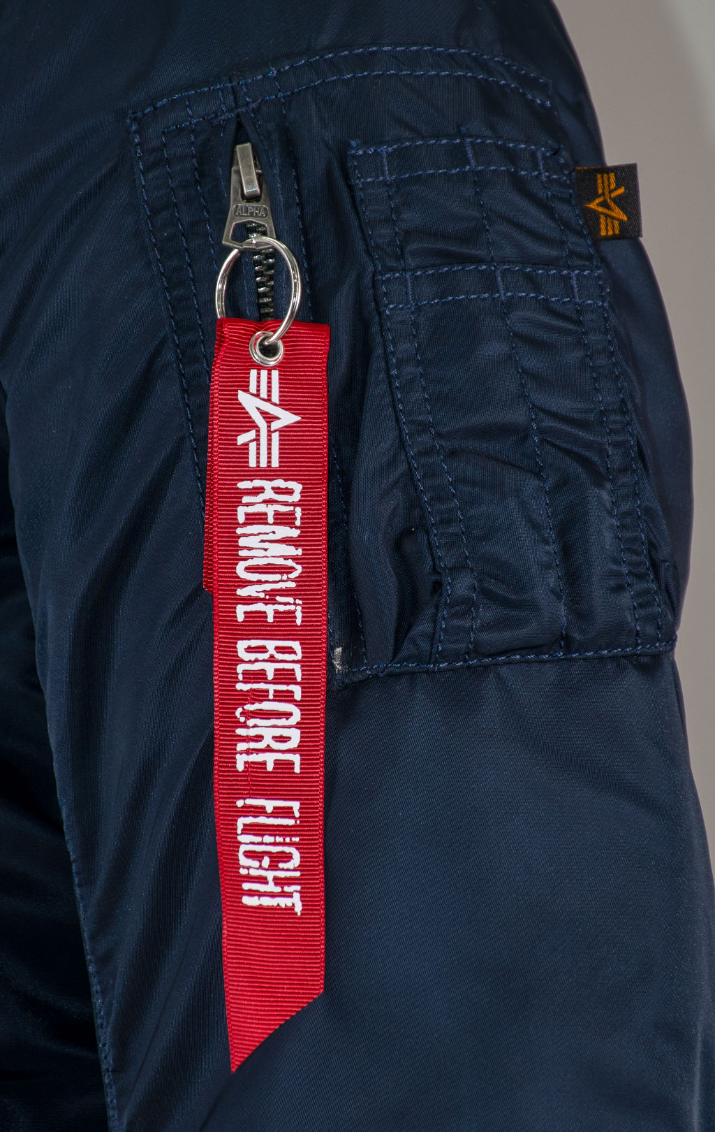 Куртка-бомбер лётная ALPHA INDUSTRIES D-Tec SE MA-1 ultra navy 