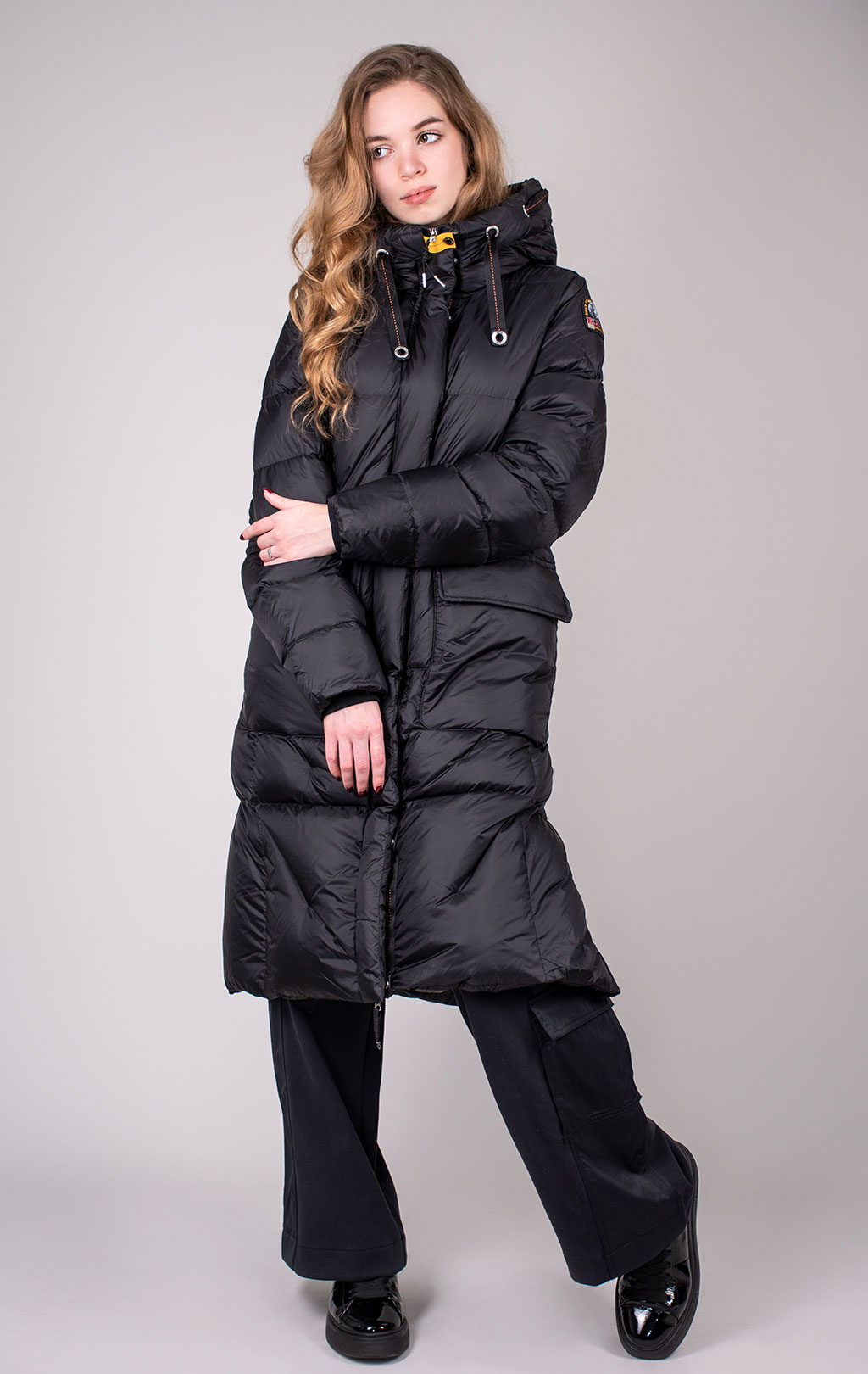 Женское пальто пуховое PARAJUMPERS LEONIE FW 25/26 black 