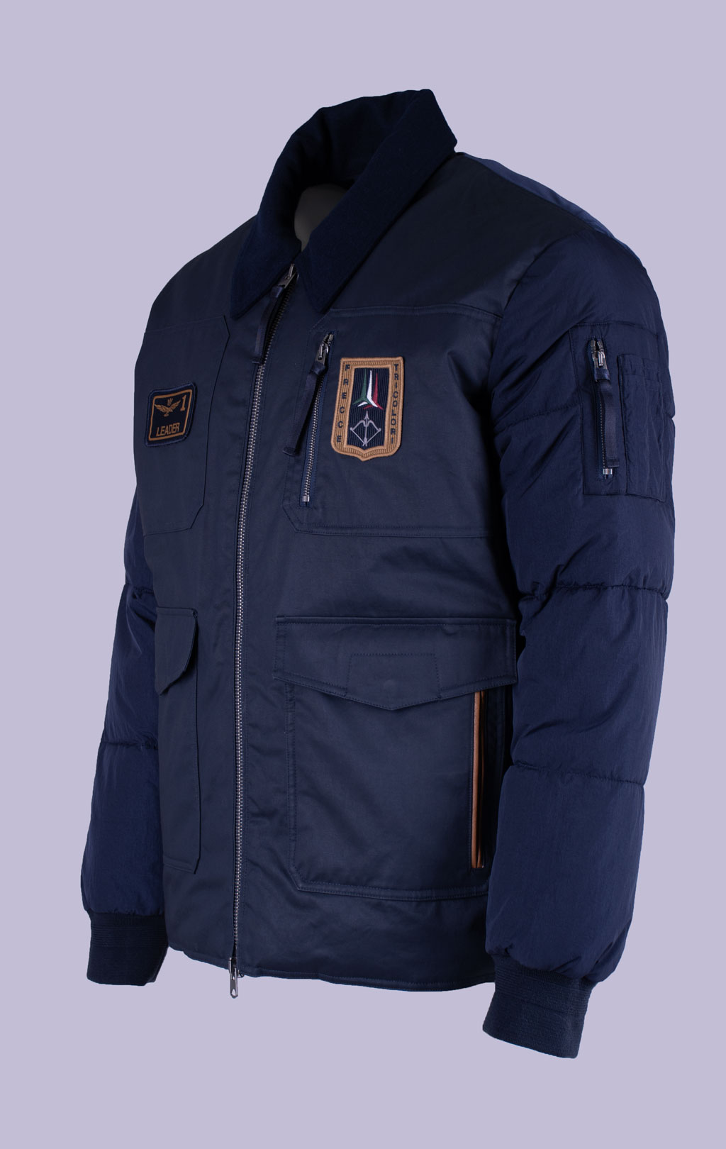 Куртка-пилот AERONAUTICA MILITARE FW 26/27/CN blue navy (AB 3081) 
