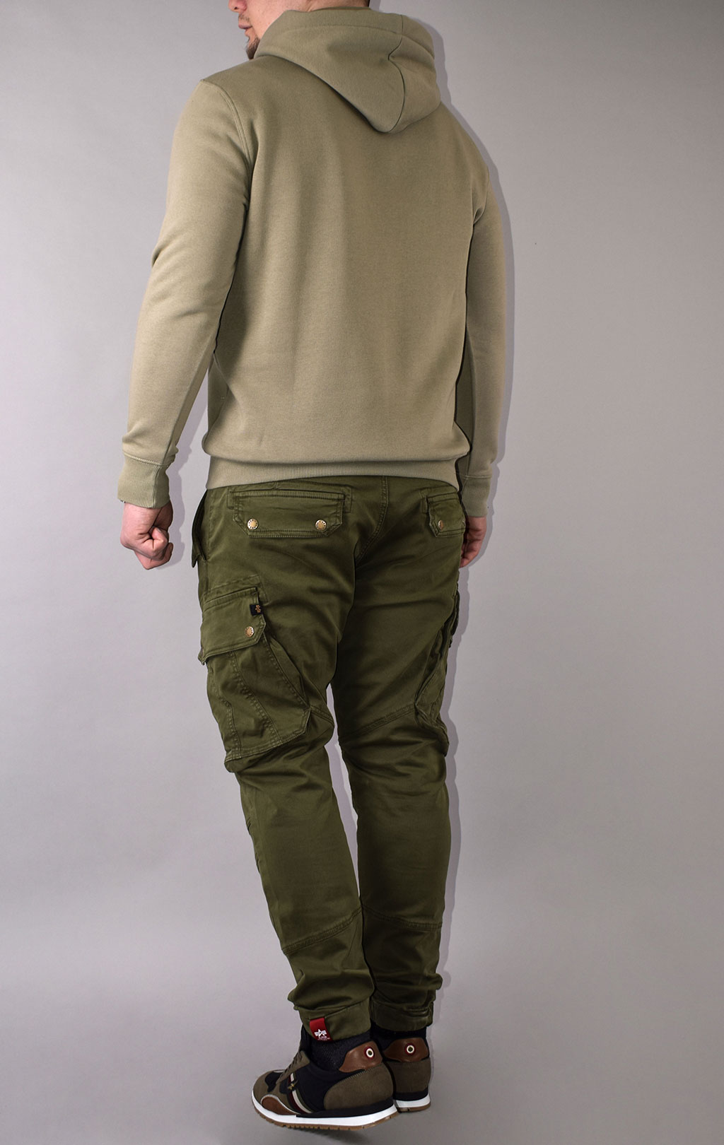 Толстовка ALPHA INDUSTRIES BASIC HOODY olive 