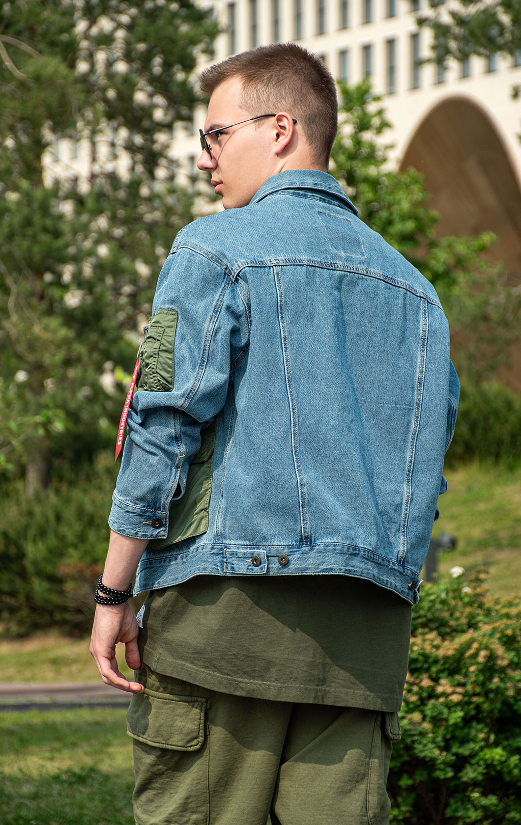 Ветровка ALPHA INDUSTRIES DENIM JACKET SS 25 m replica blue 