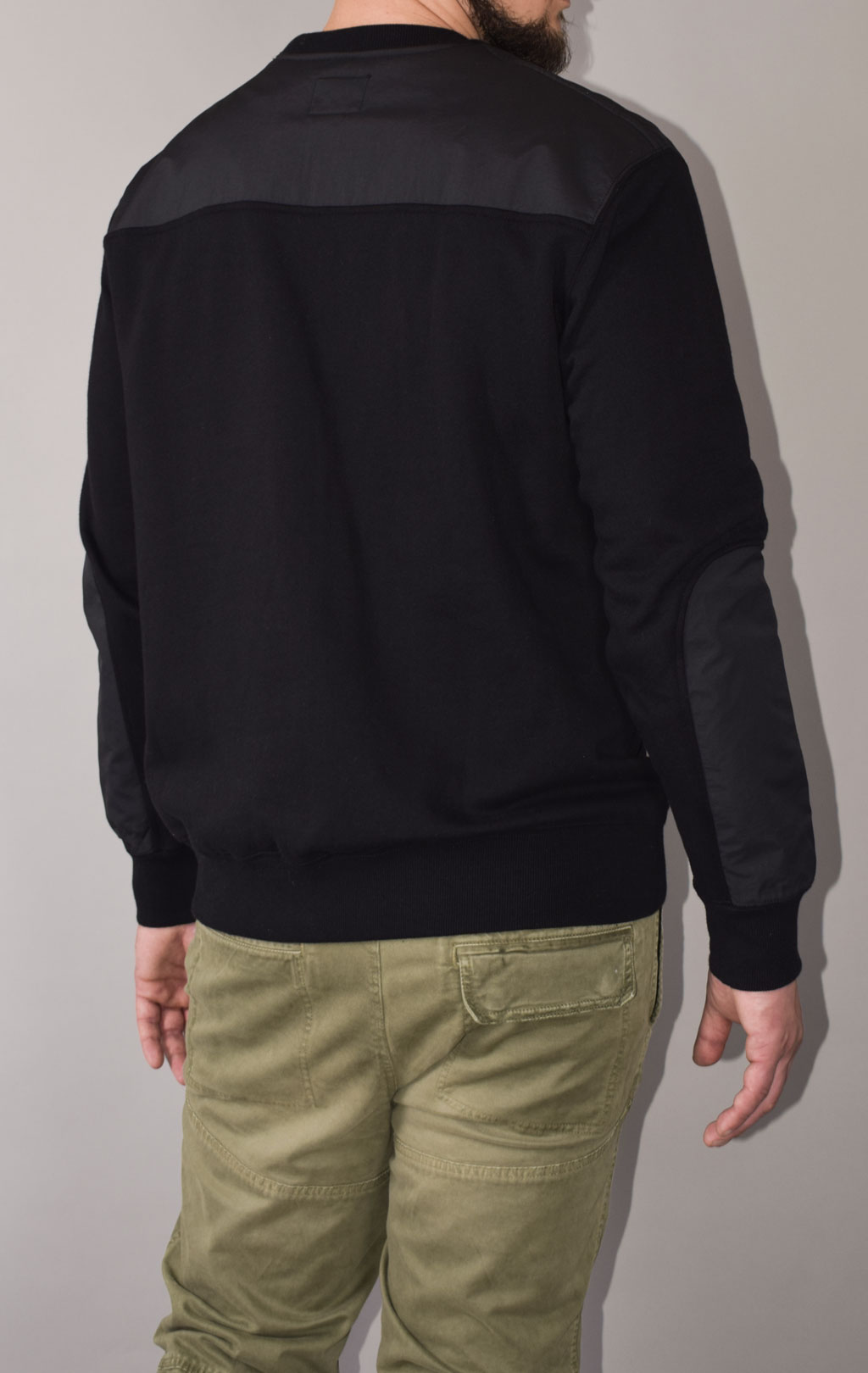 Свитшот ALPHA INDUSTRIES POCKET CREWNECK FW 22/23 black 