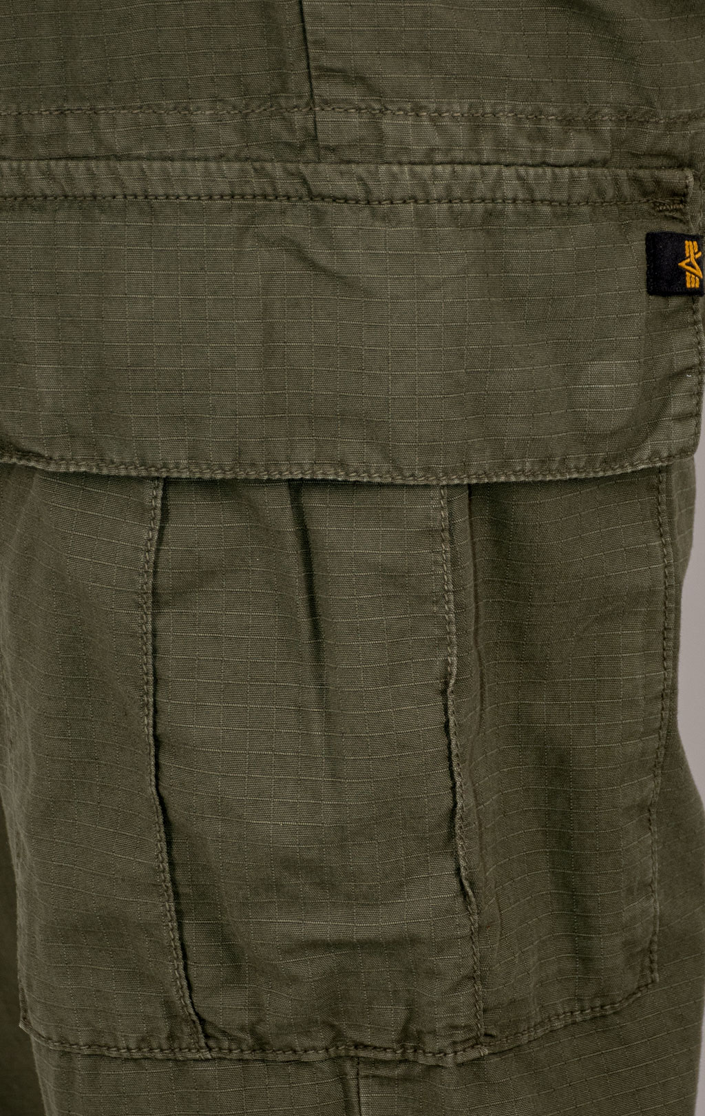 Брюки джоггеры ALPHA INDUSTRIES RIPSTOP JOGGER greyblack 