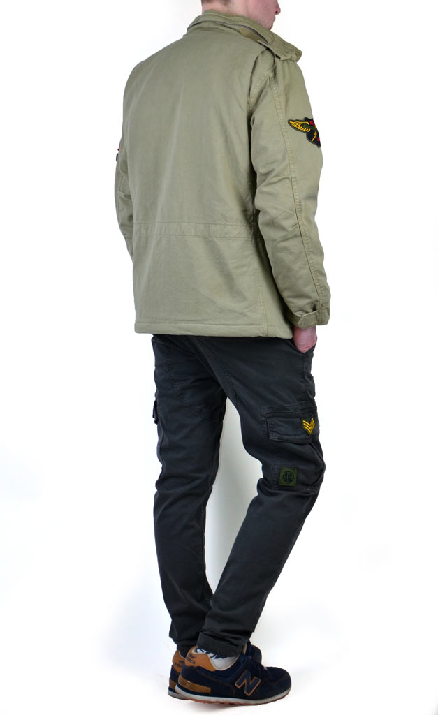 Куртка ALPHA INDUSTRIES VINTAGE CW PATCH M-65 light olive 