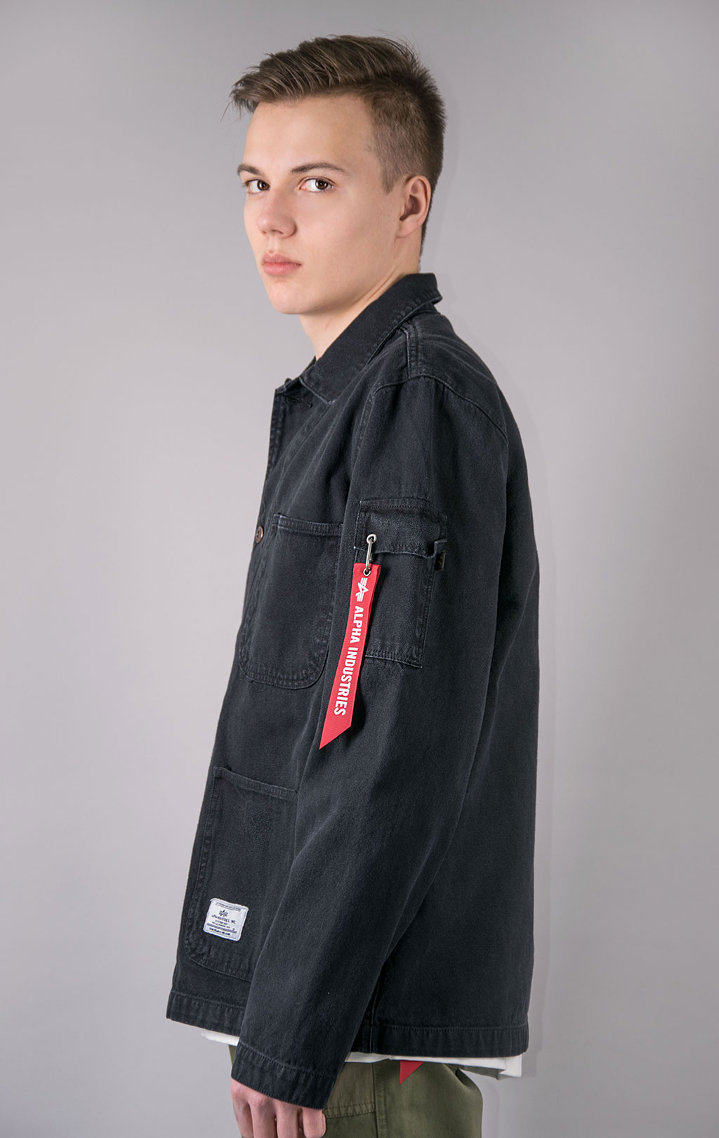 Ветровка ALPHA INDUSTRIES UTILITY CHORE COAT N-3 SS 23 m black 