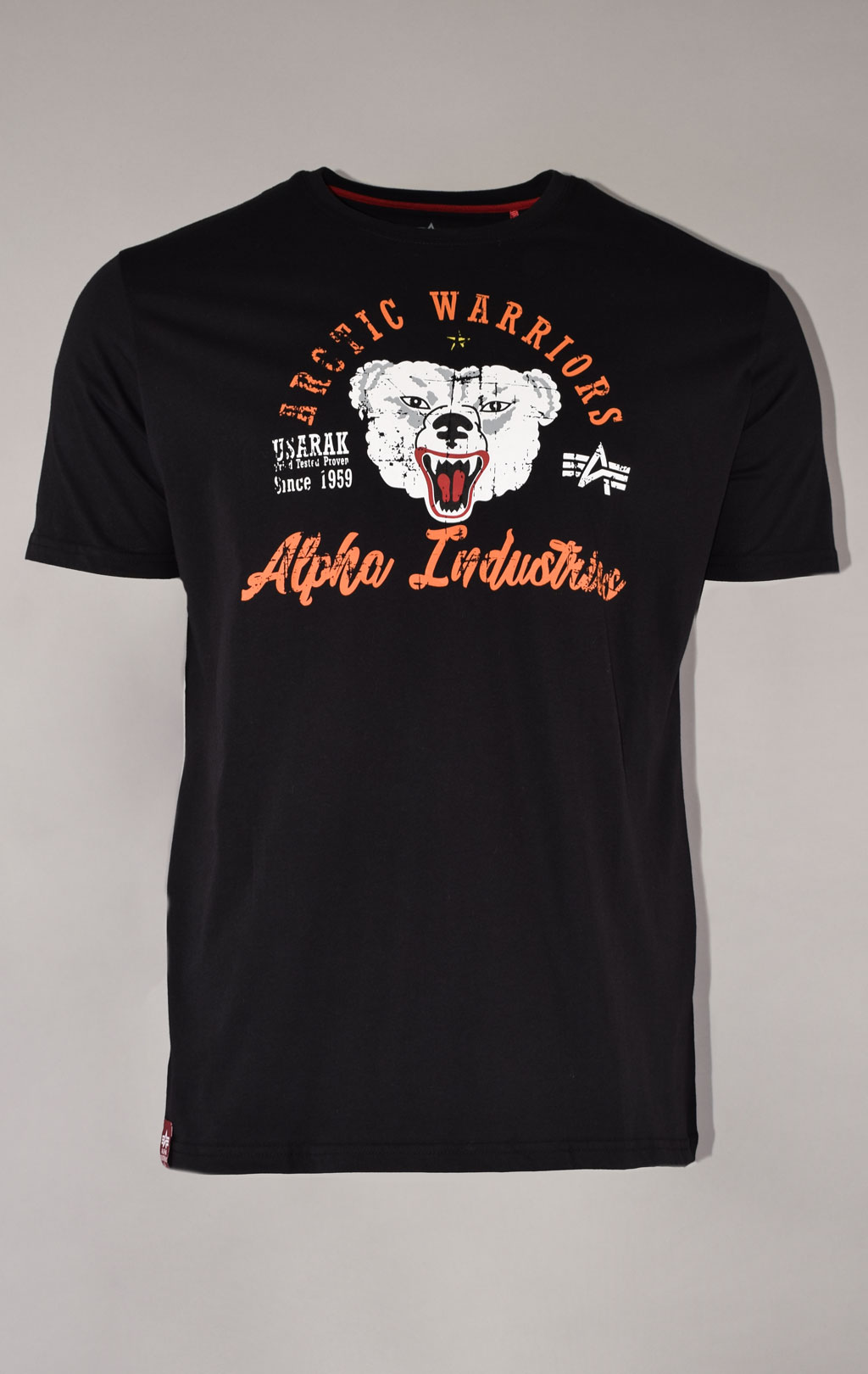 Футболка ALPHA INDUSTRIES ARCTIC WARRIORS T black 