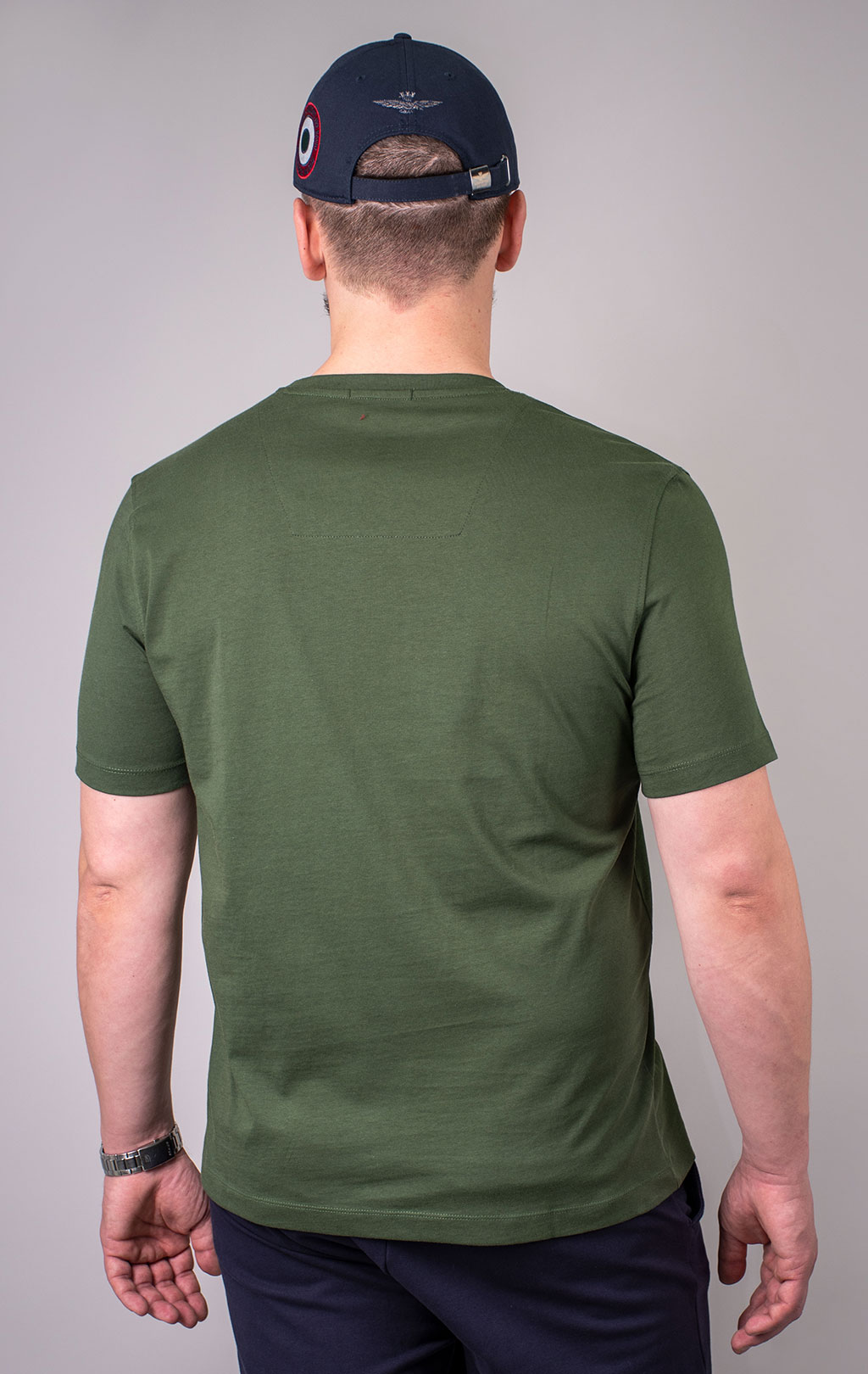 Футболка AERONAUTICA MILITARE SS 24/BD seaweed green (TS 2062) 