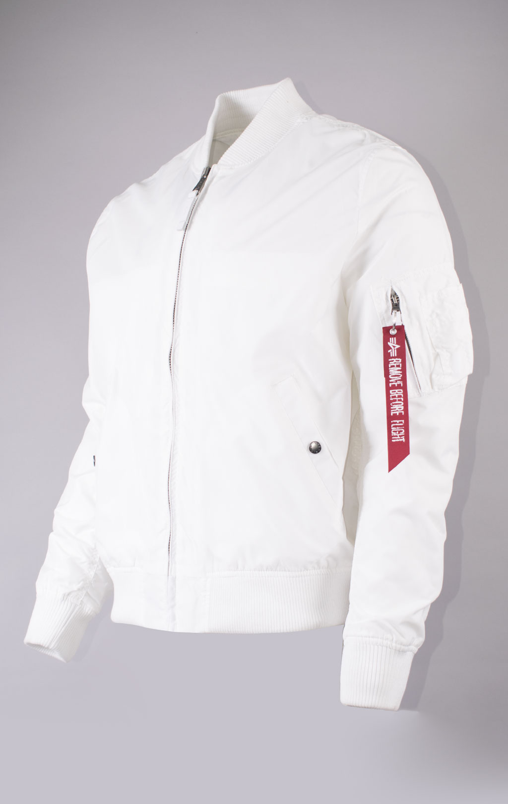 Ветровка-бомбер ALPHA INDUSTRIES TT MA-1 white 