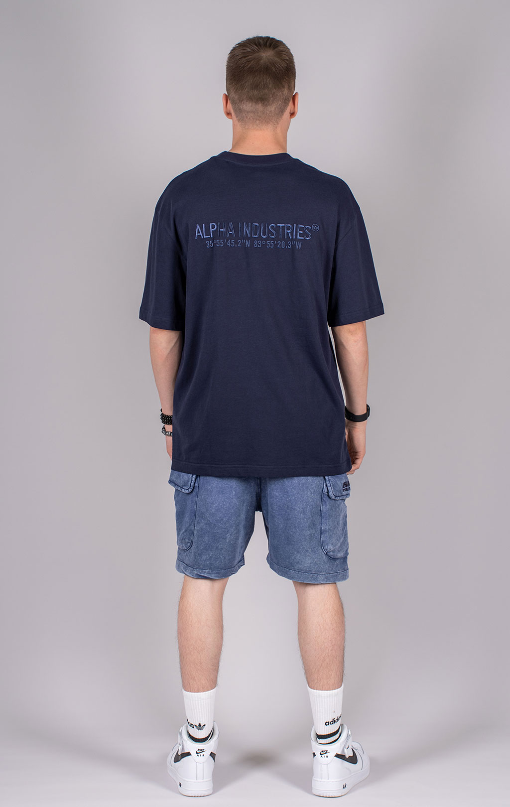 Футболка ALPHA INDUSTRIES TIGER EMBROIDERED TEE SS 25 m rep. blue 