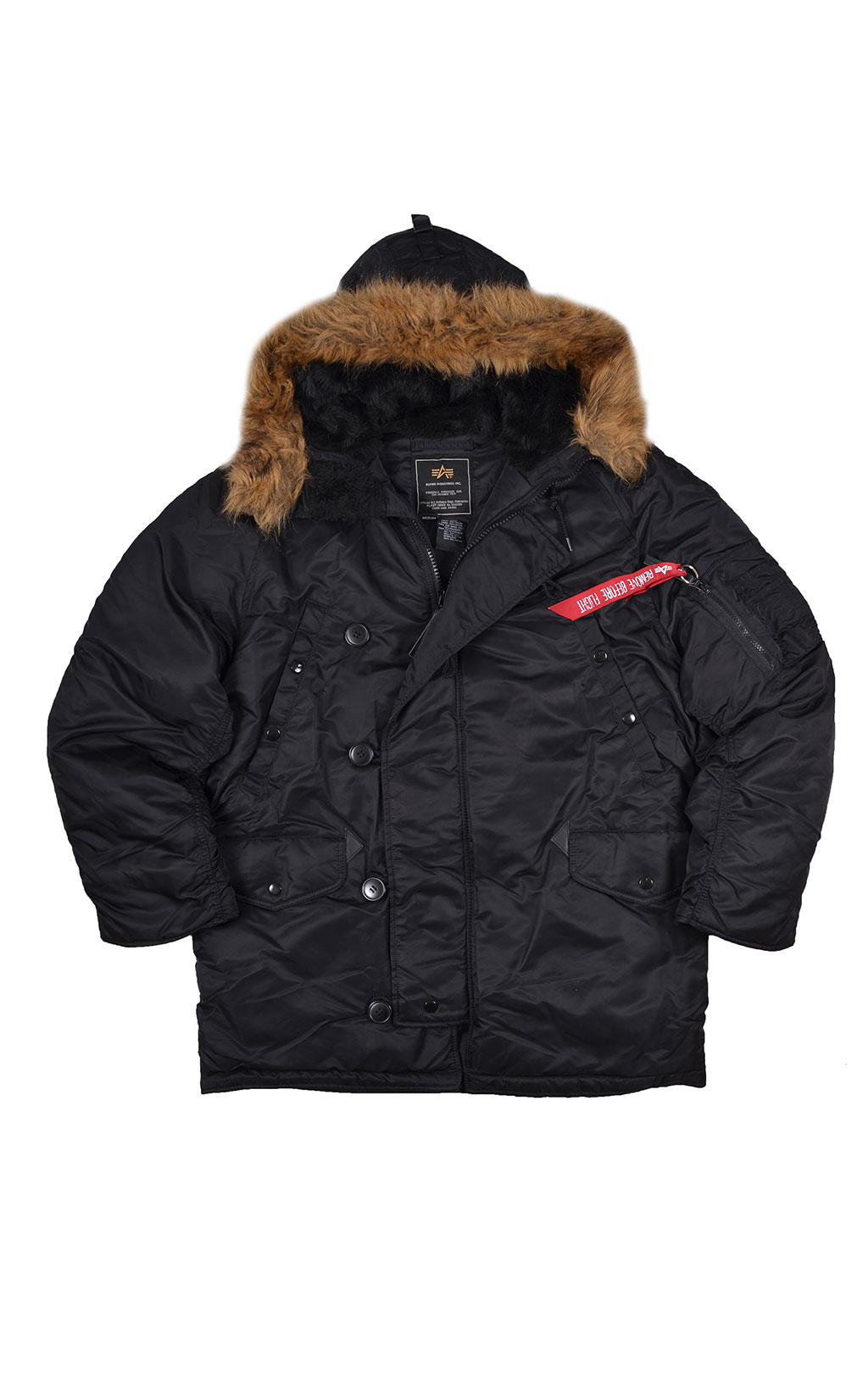 Аляска ALPHA INDUSTRIES CLASSIC N-3B black 