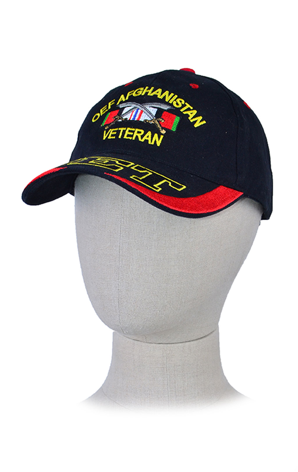 Бейсболка EC OEF AFGHANISTAN VETERAN black (5733) 