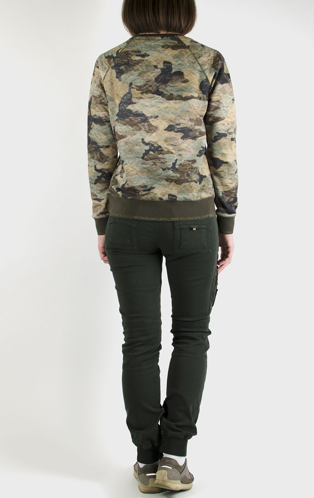 Женский свитшот AERONAUTICA MILITARE camouflage beige (FE 1224) 