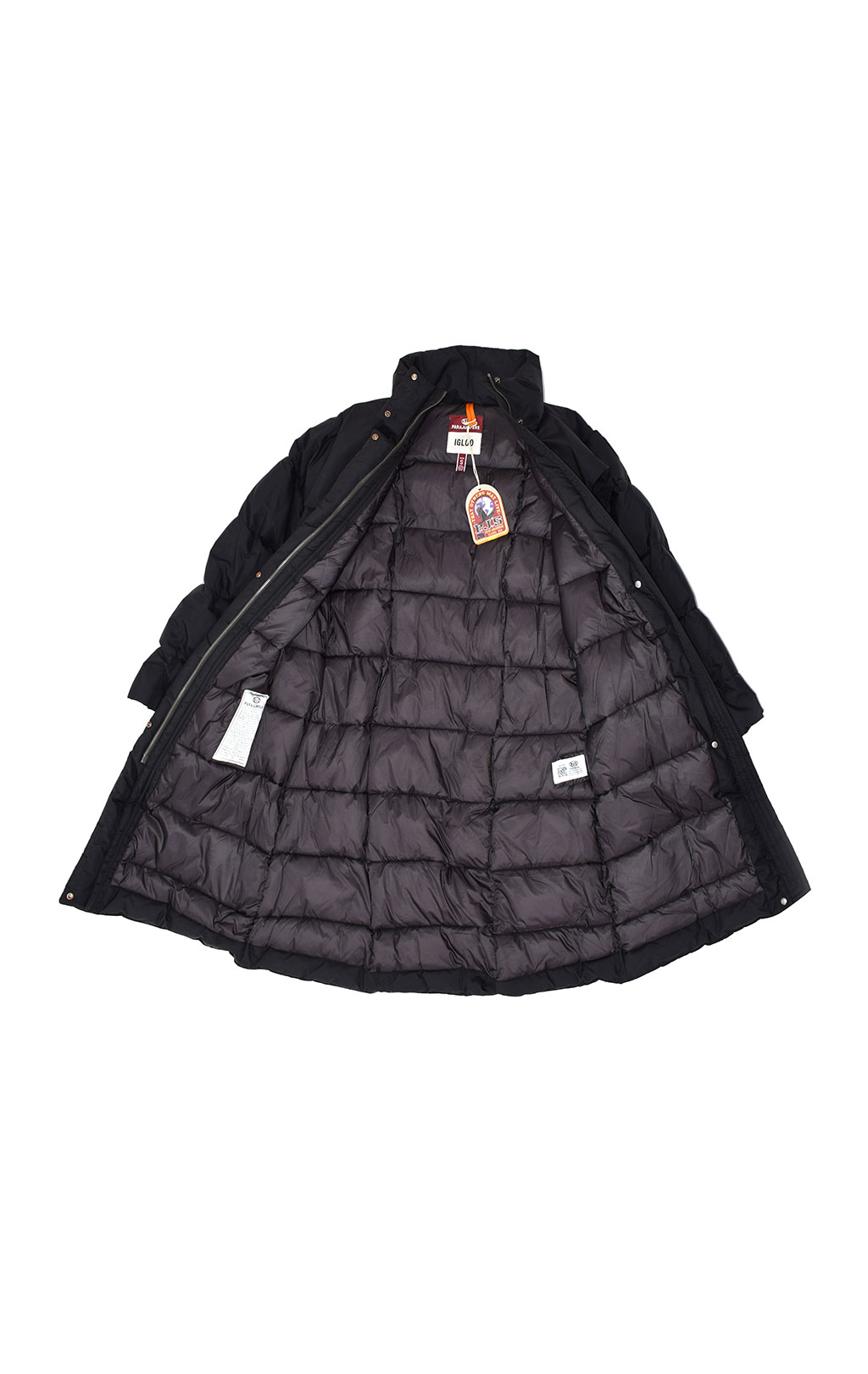 Женское пальто утеплённое PARAJUMPERS KAISHA FW 20/21 black 