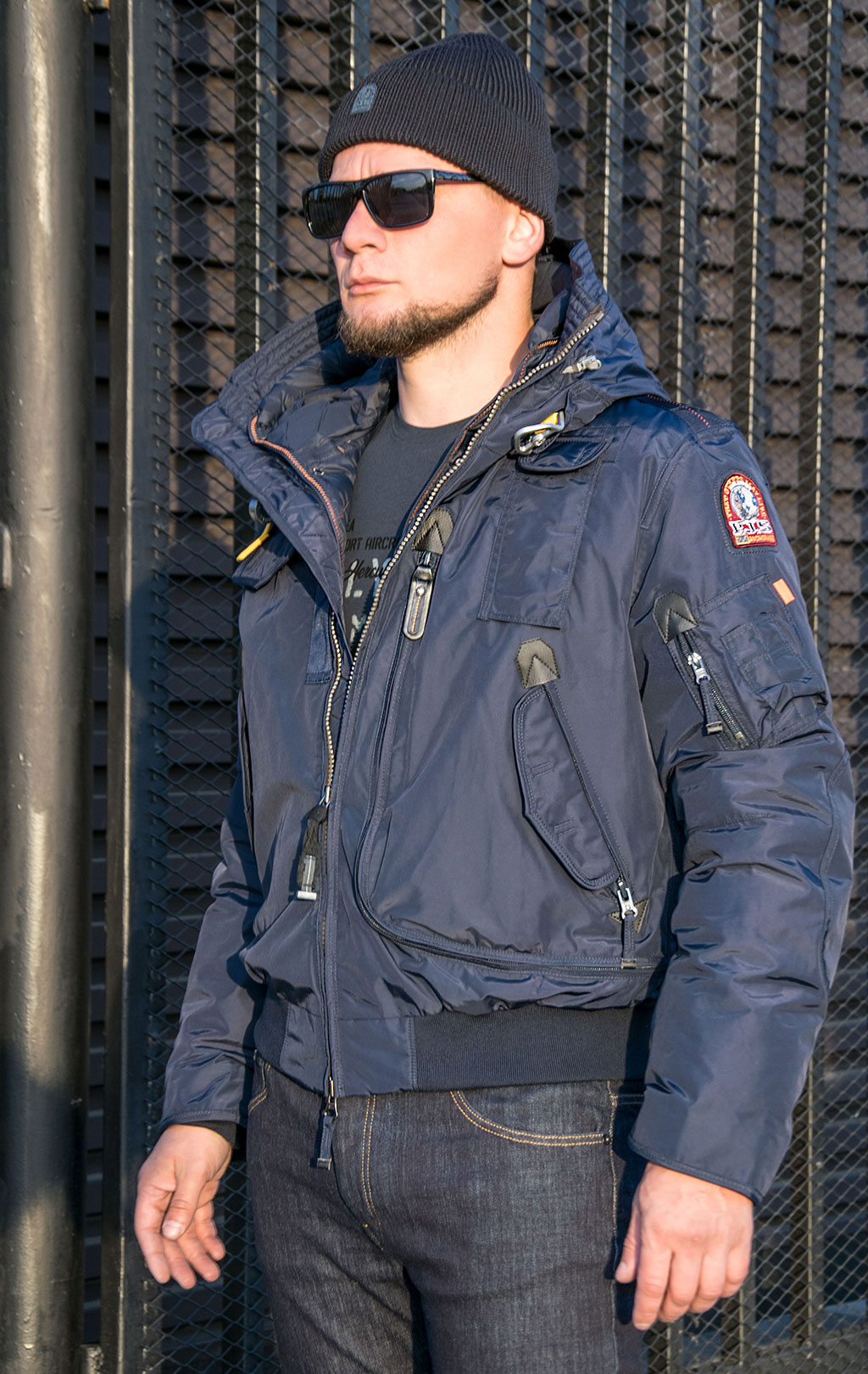 Аляска-пуховик PARAJUMPERS GOBI FW 23/24 blue graphite 