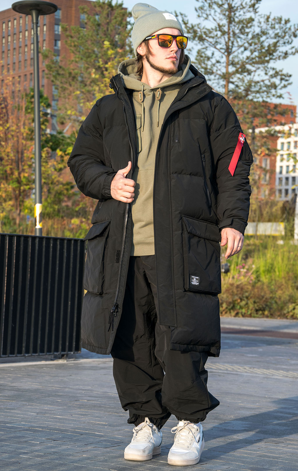 Парка ALPHA INDUSTRIES LONG PUFFER PARKA FW 23/24 m black 