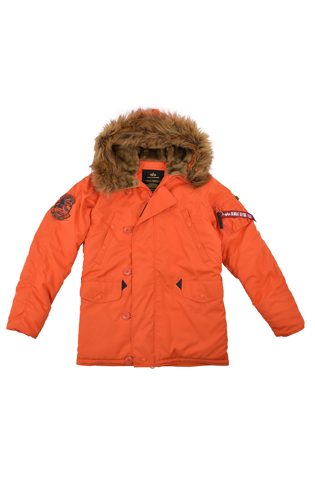 Аляска ALPHA INDUSTRIES EXPLORER flame orange 