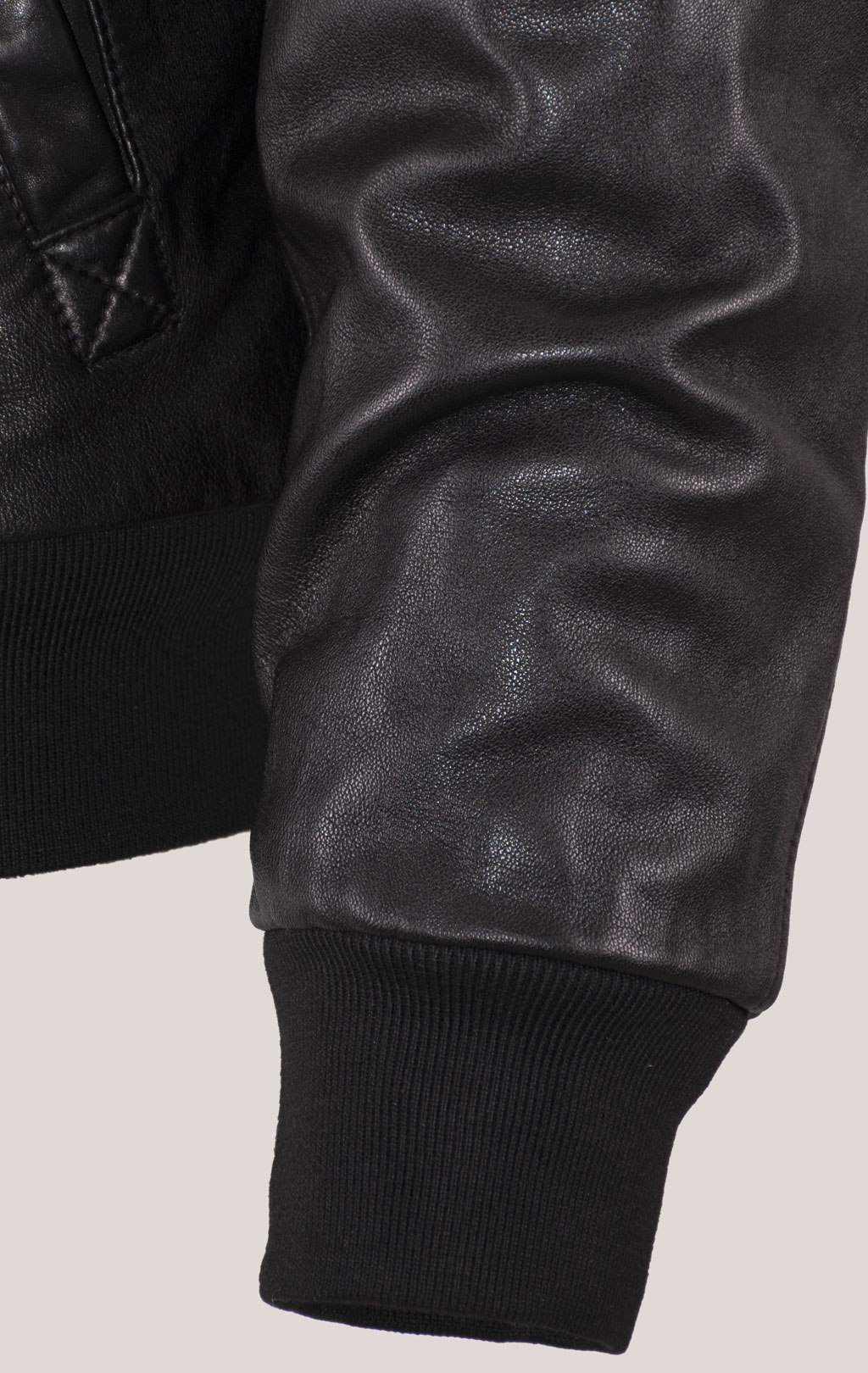 Куртка-пилот AERONAUTICA MILITARE big size кожа FW 24/25/IN nero (PN 950) 
