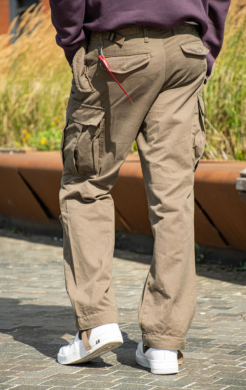 Брюки-карго парашюты ALPHA INDUSTRIES M-65 PANT плотные FW 24/25 coyote brown 