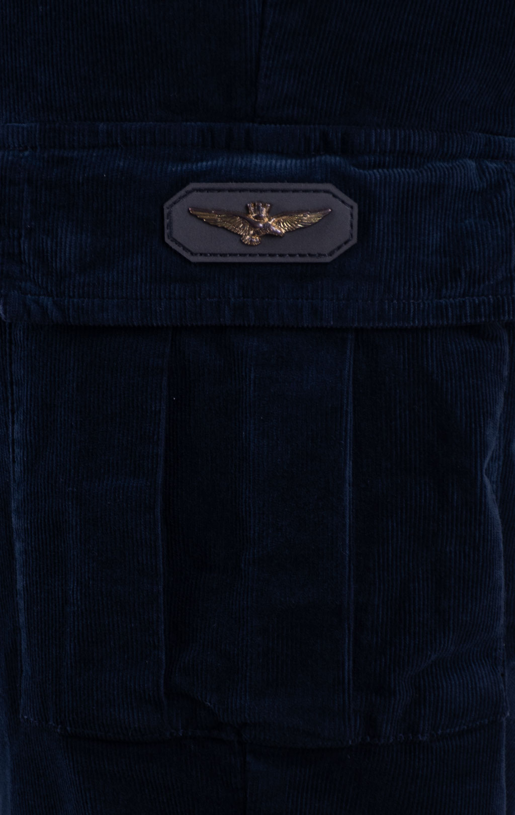 Брюки-карго AERONAUTICA MILITARE вельвет FW 26/27/AL blue navy (PA 1740) 