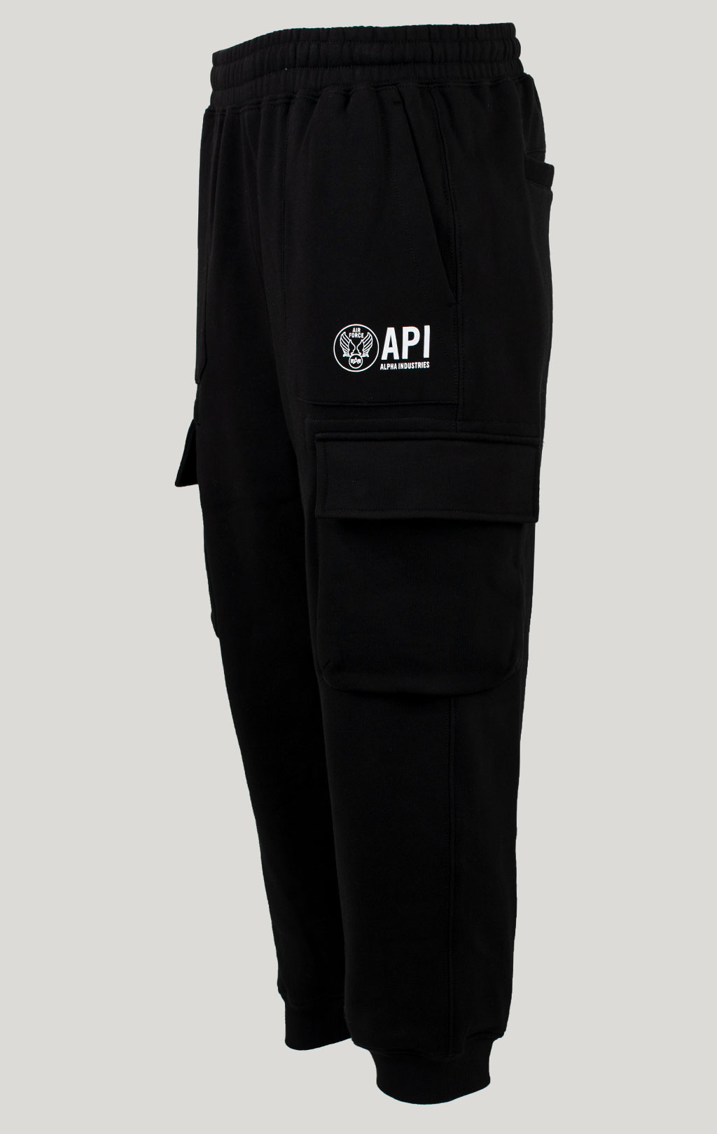 Брюки спортивные джоггеры ALPHA INDUSTRIES UNFRM CARGO SWEATPANTS FW 25/26 black M001151 
