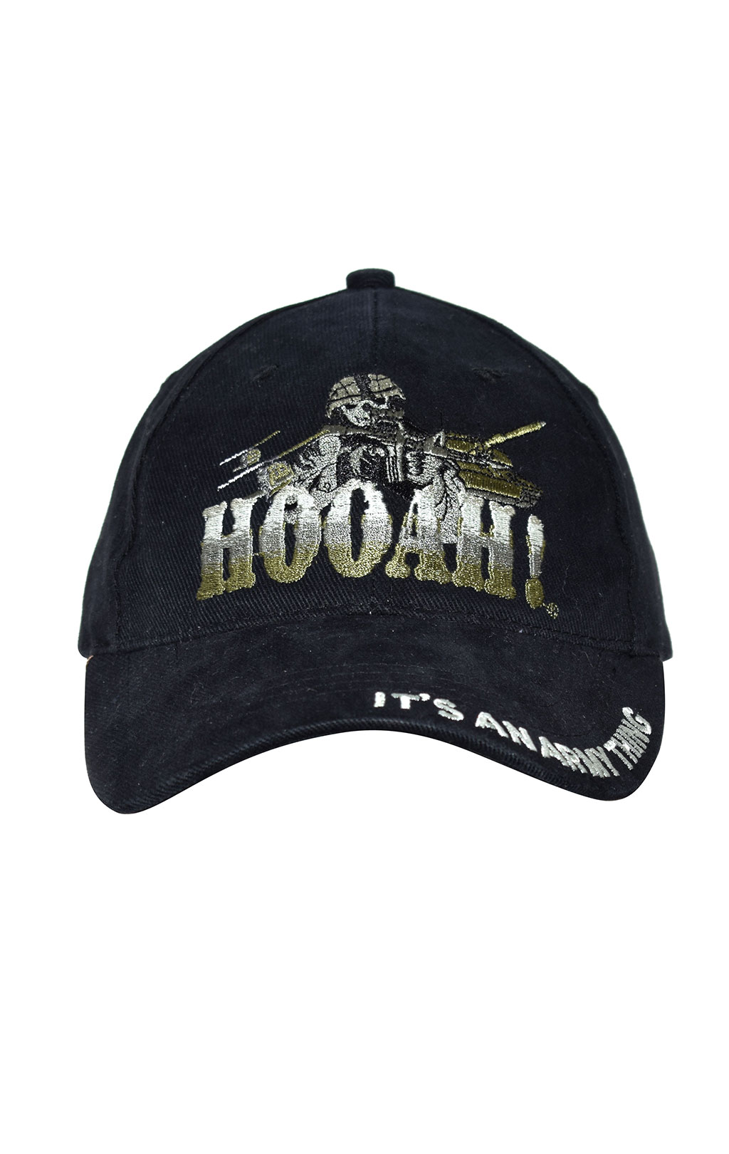 Бейсболка EC HOOAH ITS AN ARMY THING black (5679) 