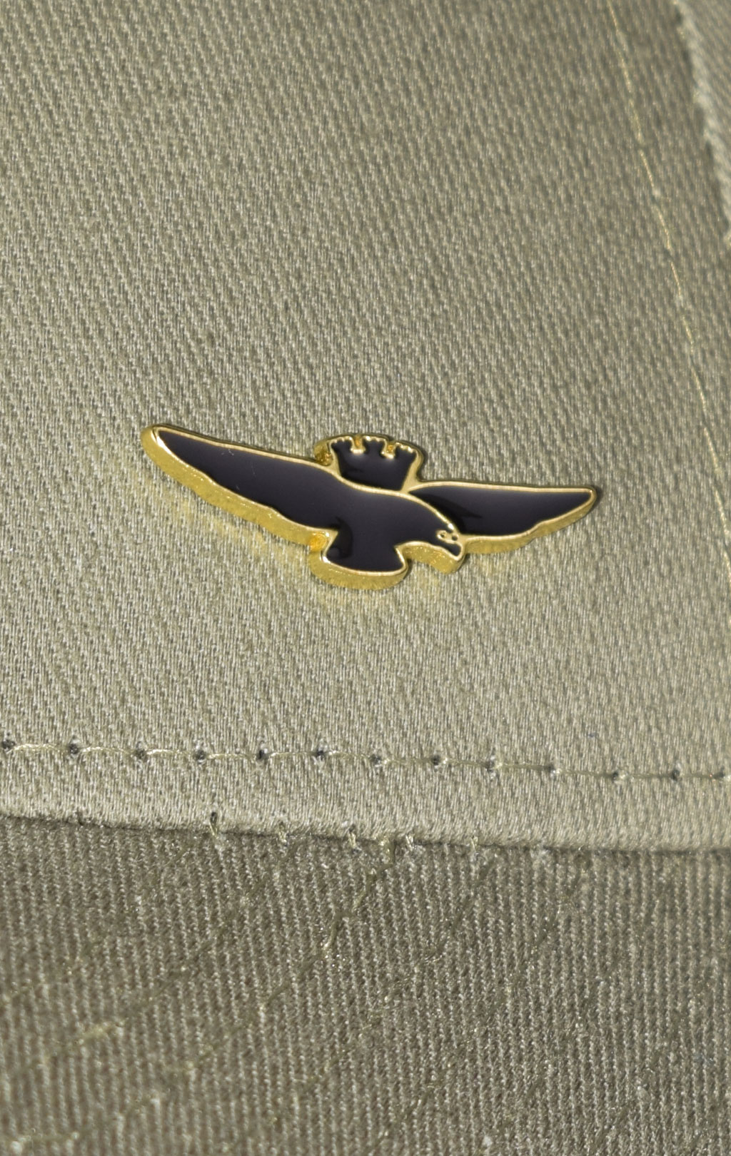 Бейсболка AERONAUTICA MILITARE SS 23/CN verde militare (HA 1099)
