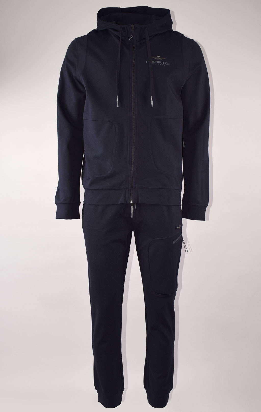 Костюм спортивный AERONAUTICA MILITARE big size SS 23/IT blue navy (TF 039) 