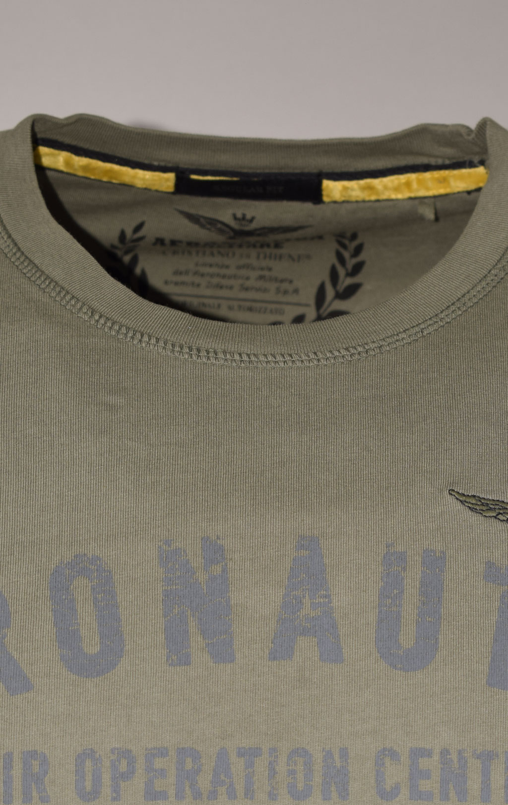 Футболка AERONAUTICA MILITARE FW 22/23/IN verde militare (TS 2045)