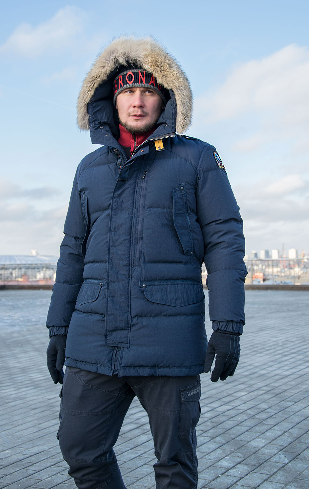 Пуховик PARAJUMPERS HARRASEEKET FW 19/20 navy 