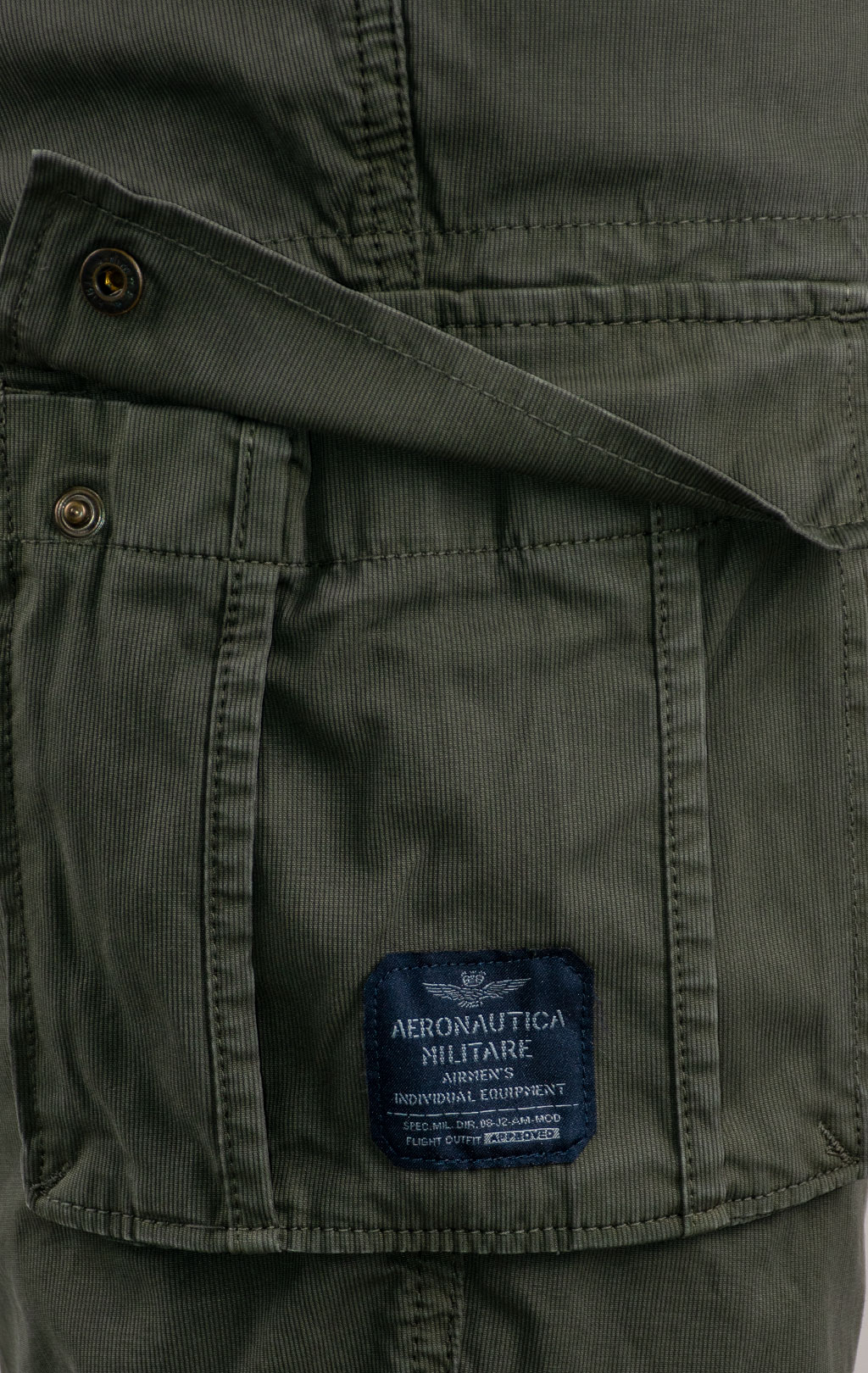 Брюки-карго AERONAUTICA MILITARE плотные FW 25/26/AL beluga grey (PA 1329) 