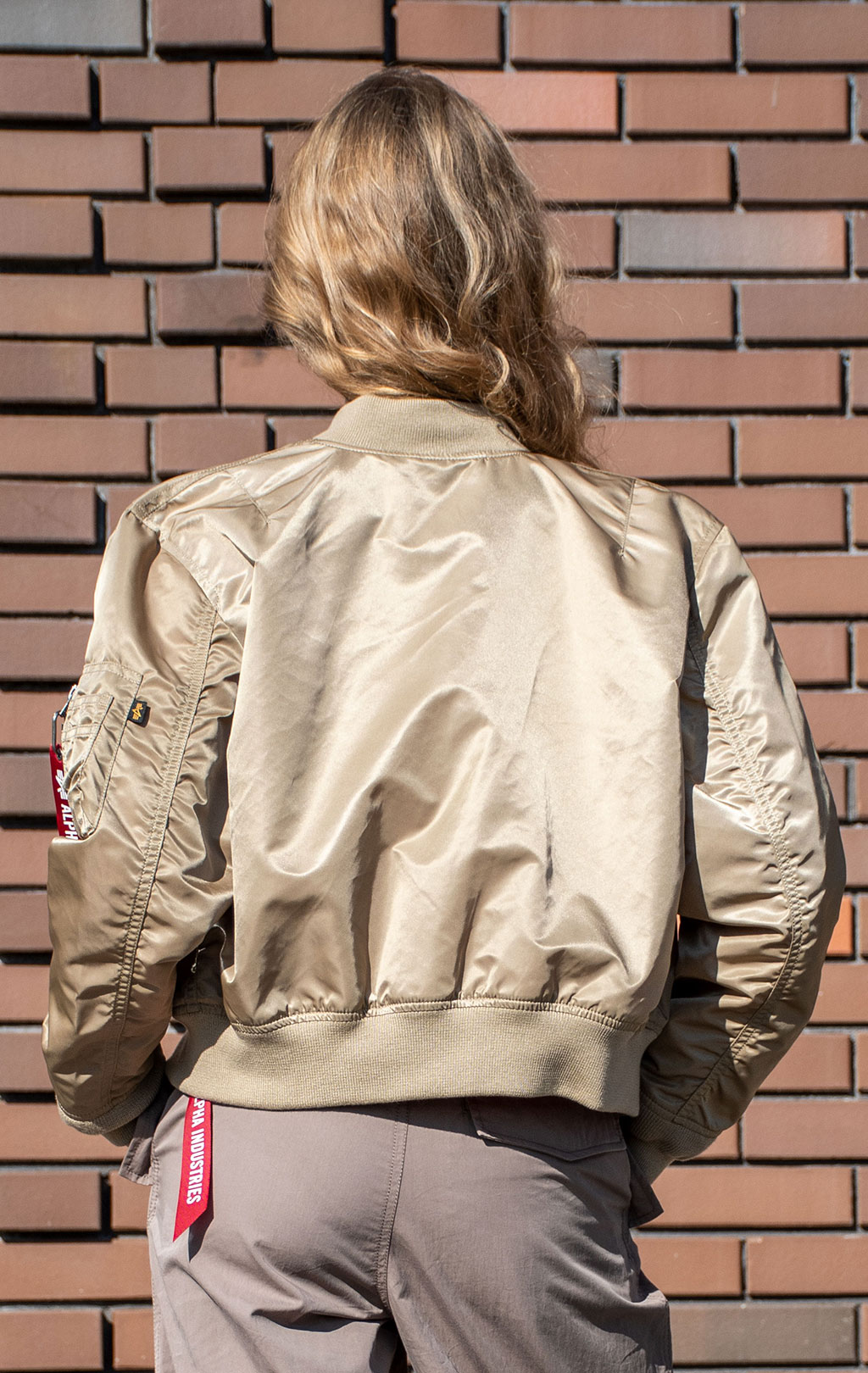 Cropped flight jacket clearance