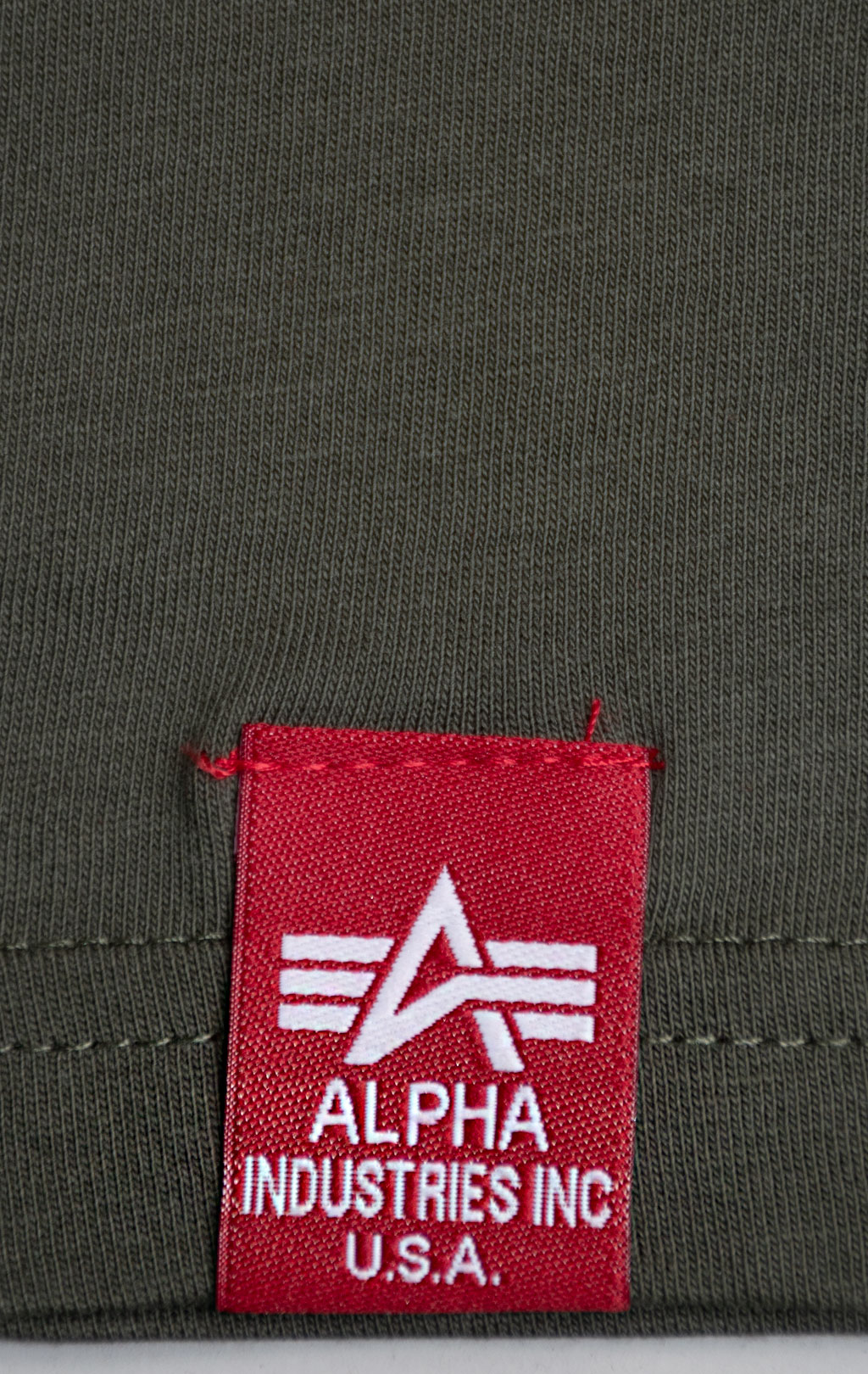 Футболка ALPHA INDUSTRIES REBEL T dark olive 