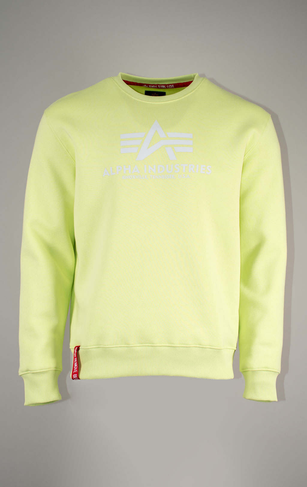 Свитшот ALPHA INDUSTRIES BASIC SWEATER arctic lime 